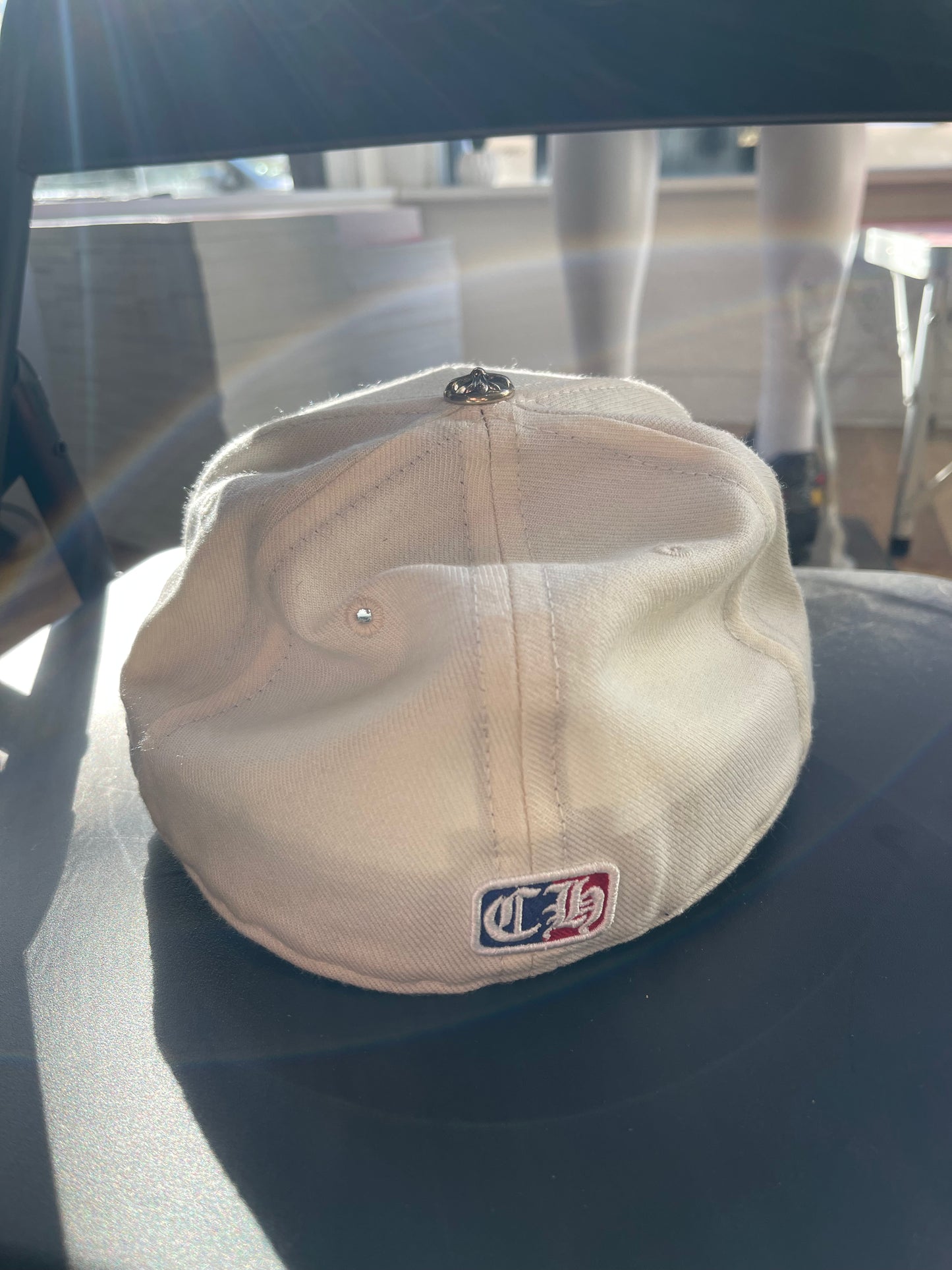 Chrome Hearts Viny Heart Cream Red Fitted