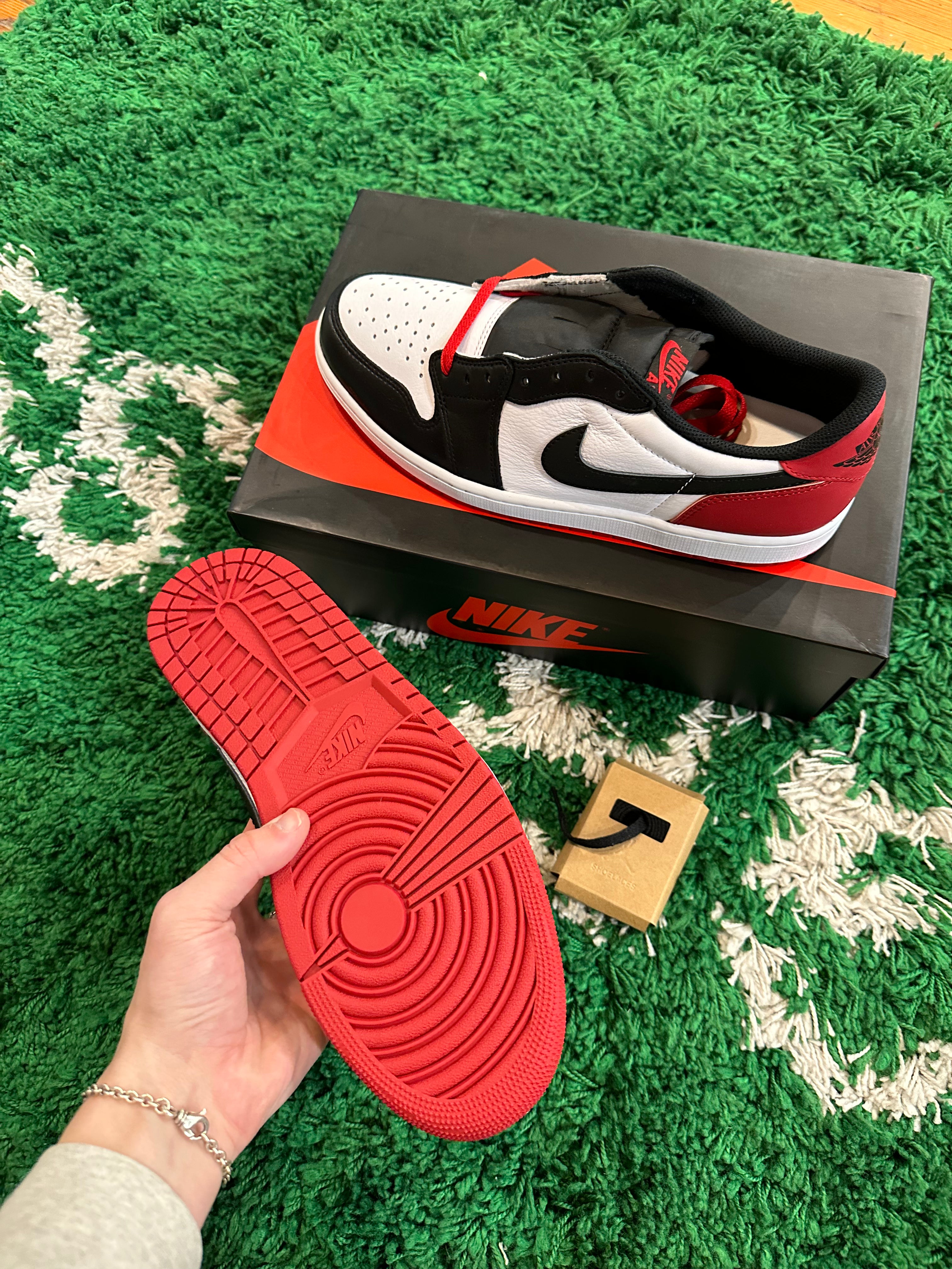 Jordan 1 Low “Black Toe”