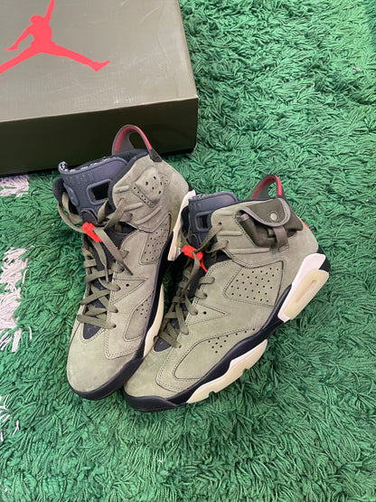 Travis Scott Jordan 6 “Olive”