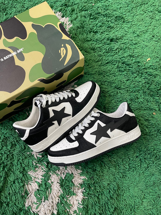 A Bathing Ape Bape Sta Low “Black Calf Hair”