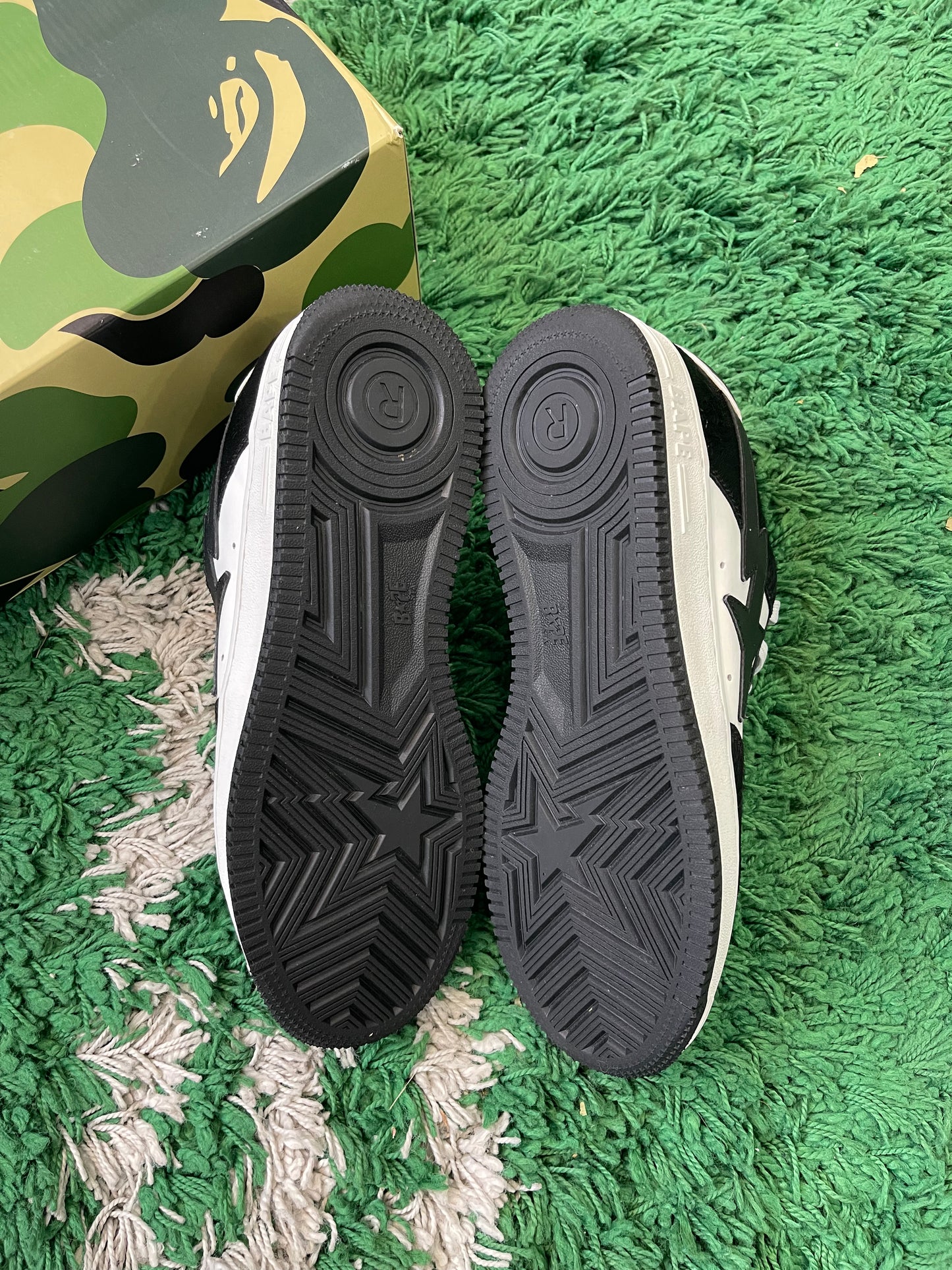 A Bathing Ape Bape Sta Low “Black Calf Hair”