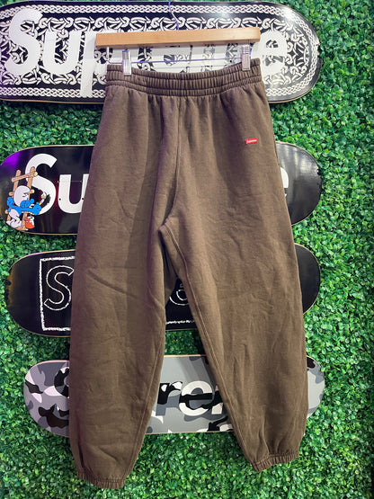 Supreme Small Box Logo Sweatpants “Brown” (FW25)