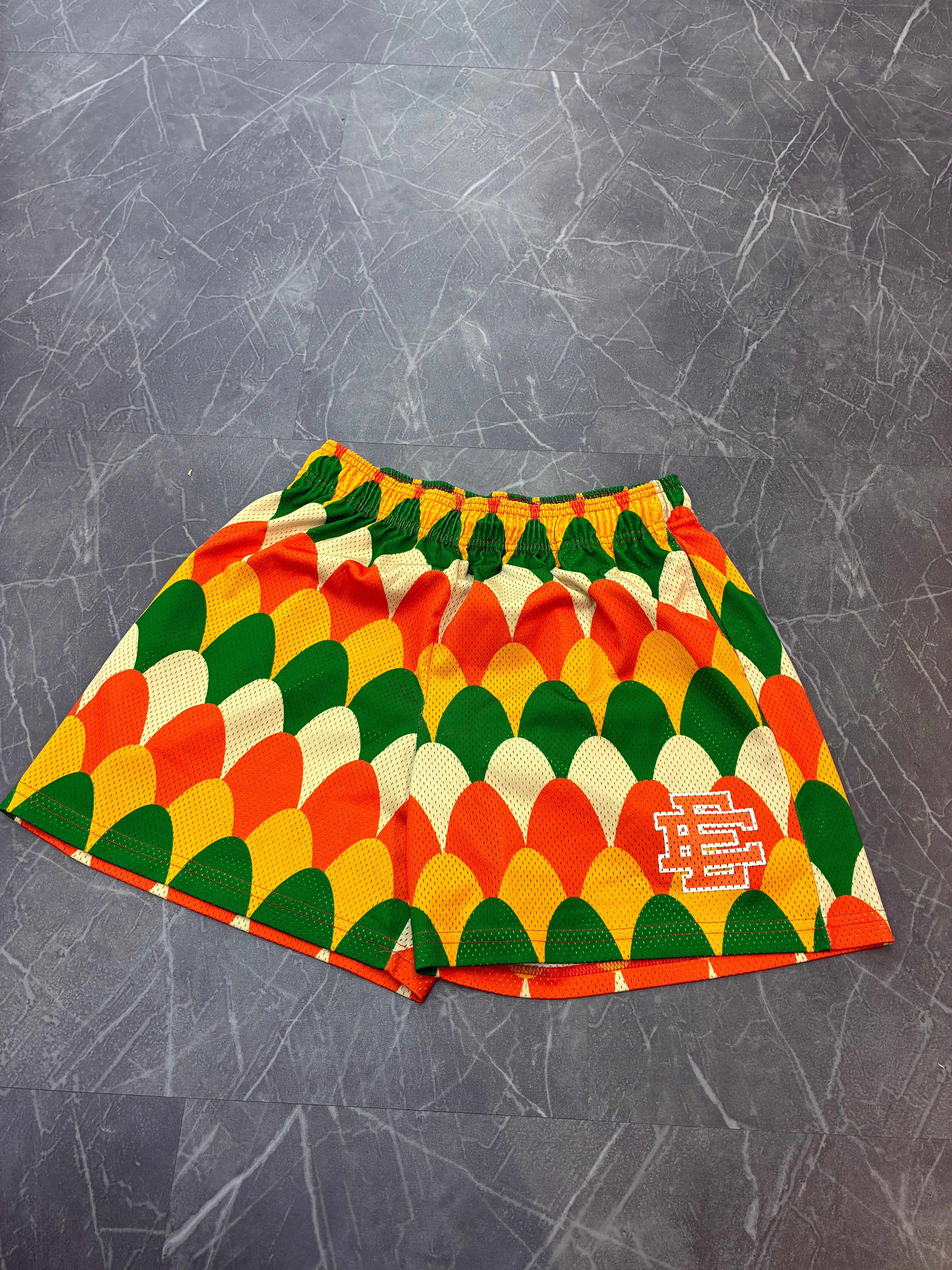 Eric Emmanuel Shorts “patterned Red/Green”