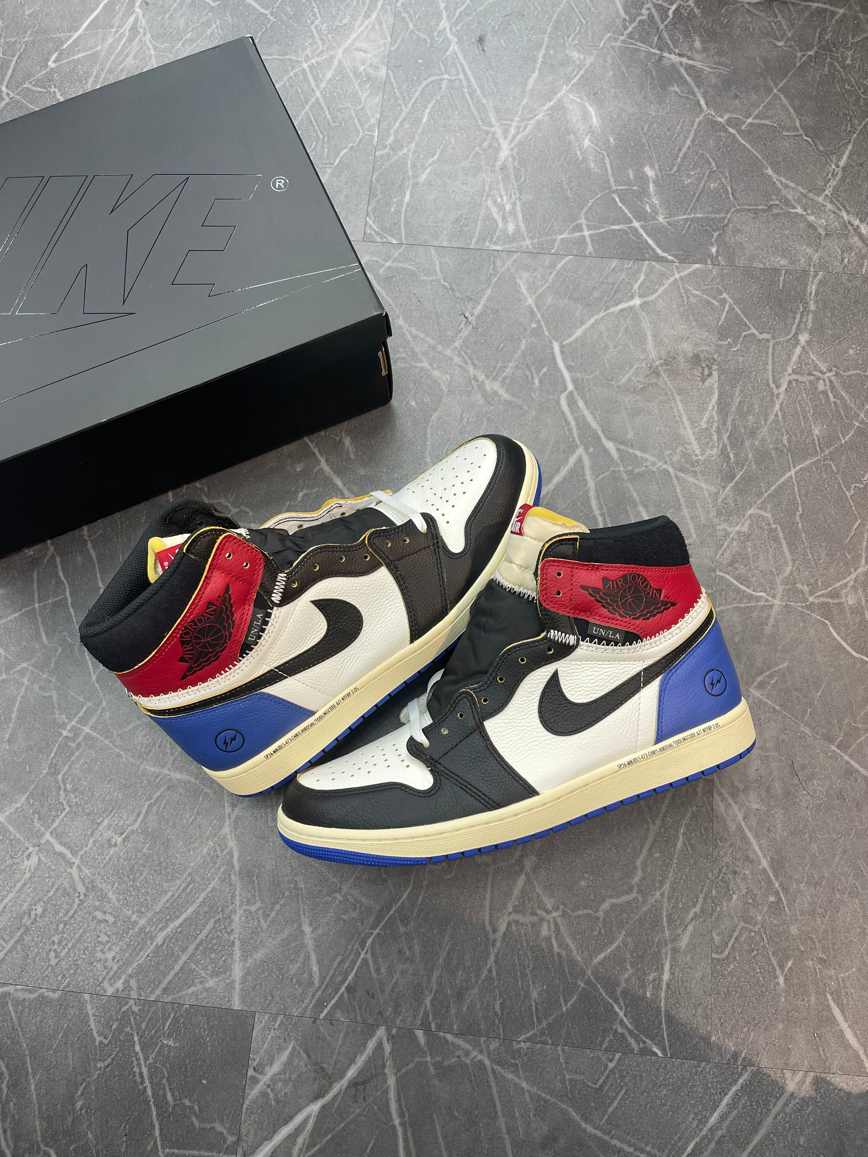 Jordan 1 High Fragment X Union “LA Varsity Red Sport Blue”
