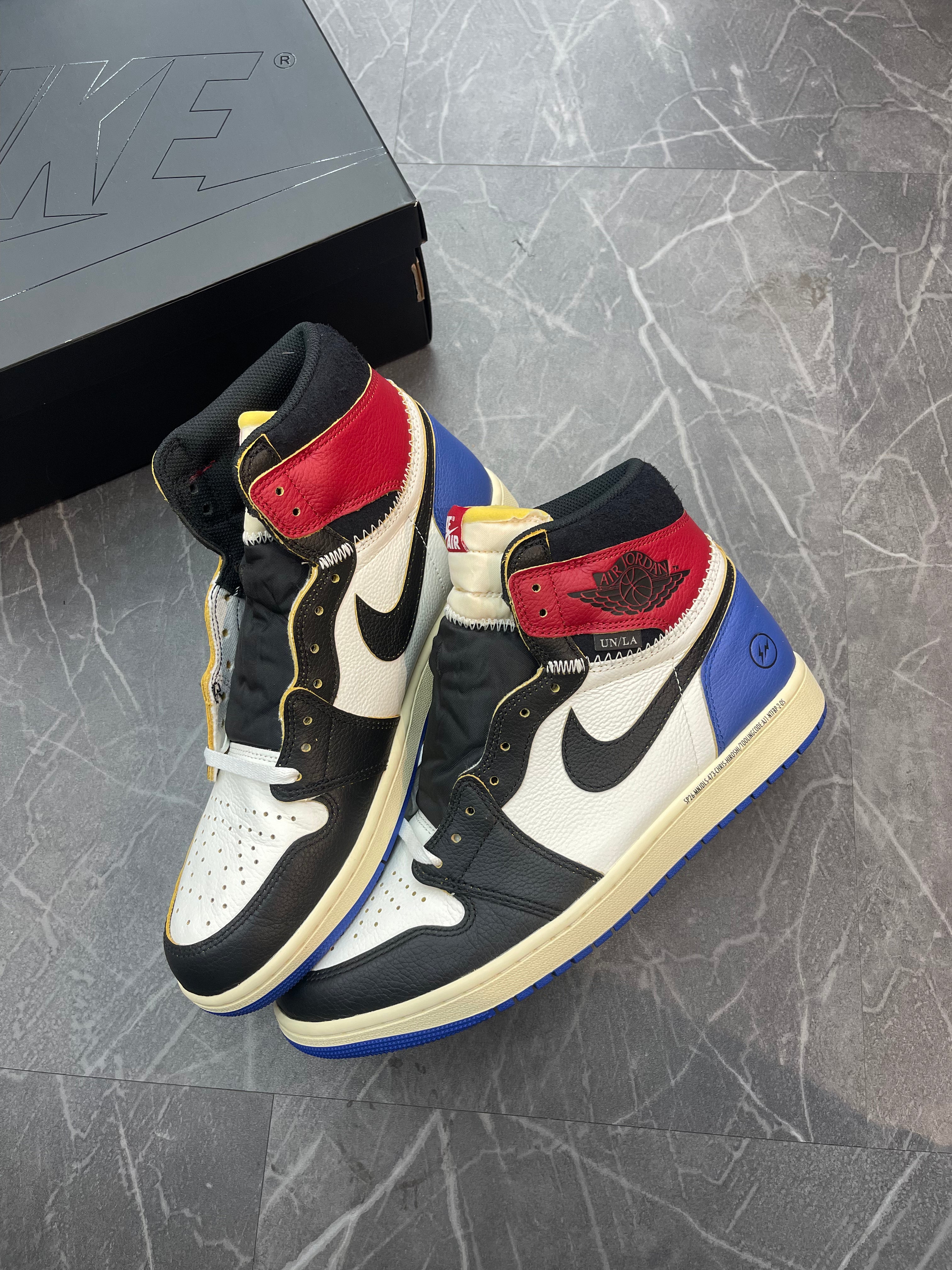 Jordan 1 High Fragment X Union “LA Varsity Red Sport Blue”