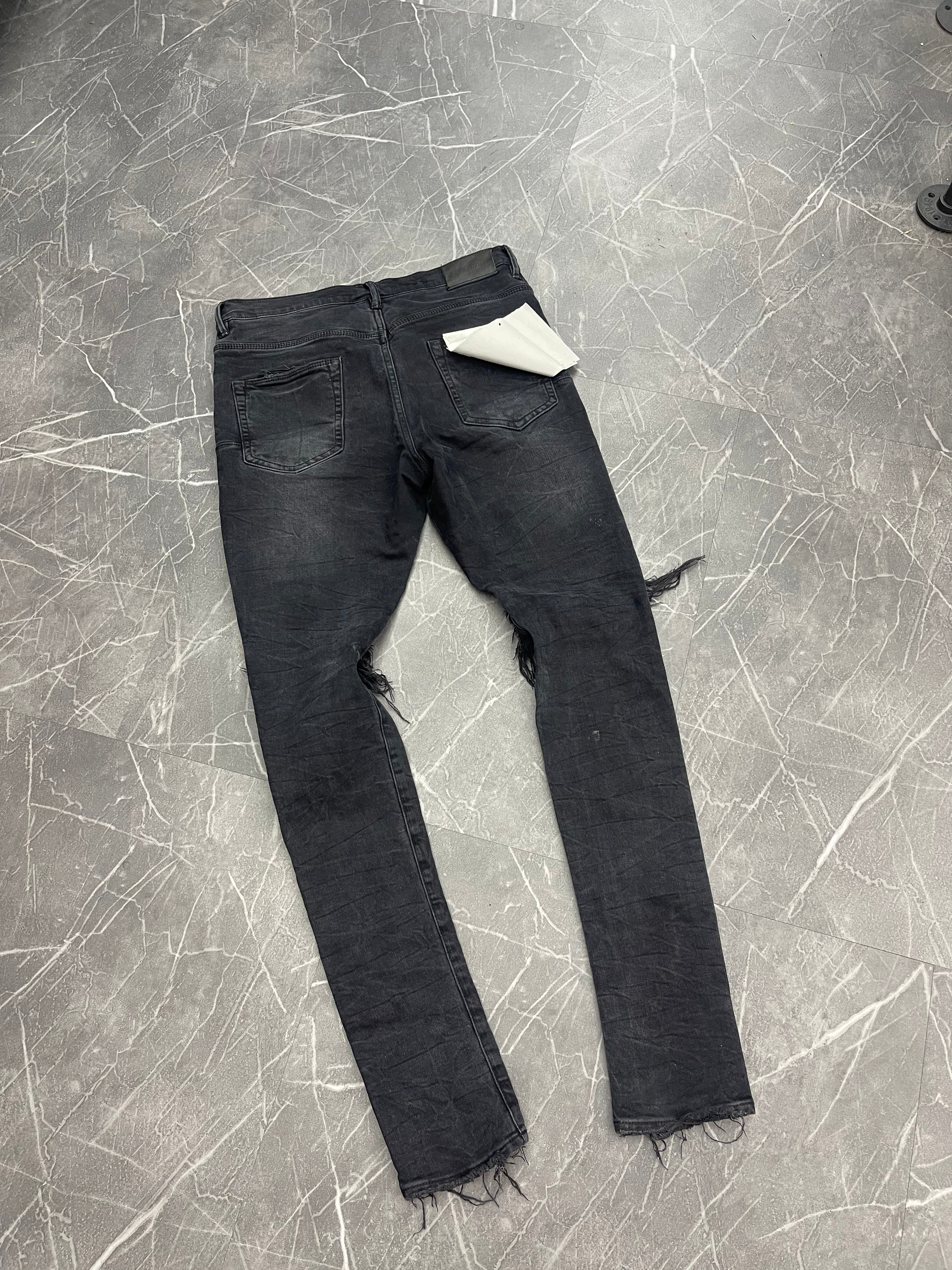Purple Jeans “Washed Black”