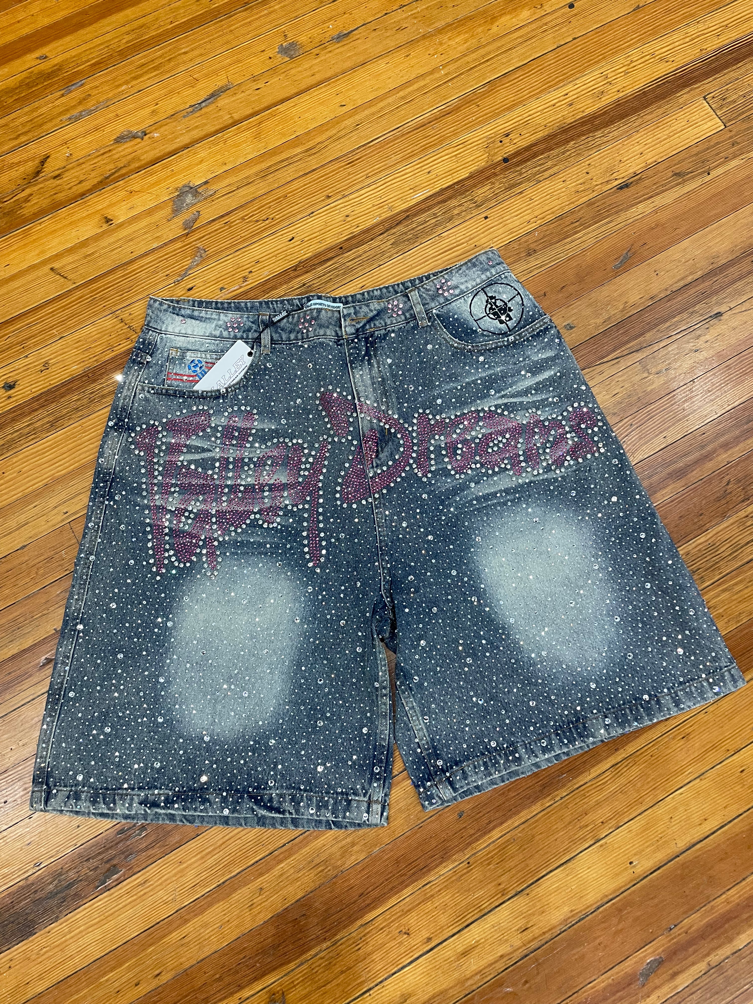 Vale Forever “Iced Out” Jorts