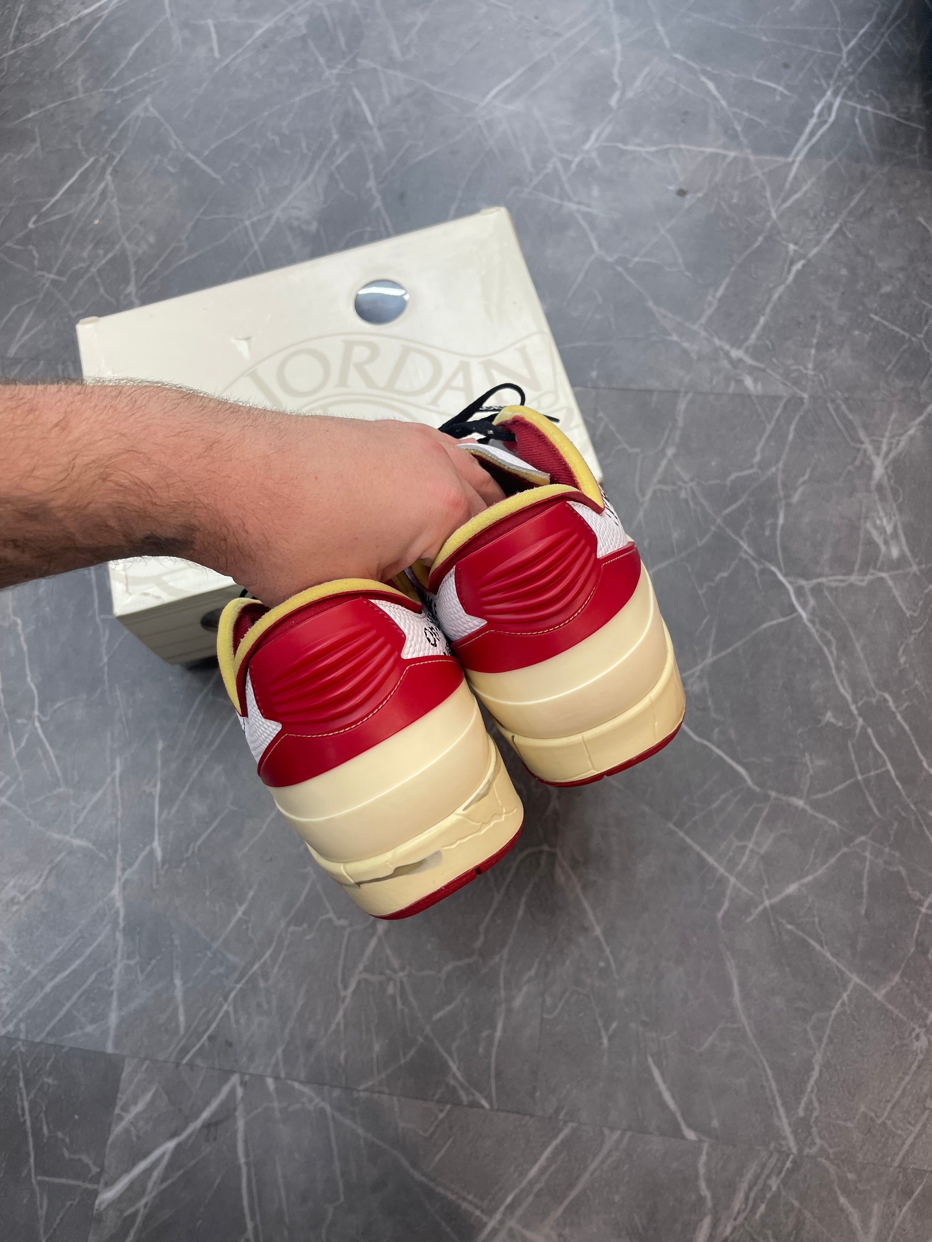 OFF - WHITE Jordan 2 “White/Red”