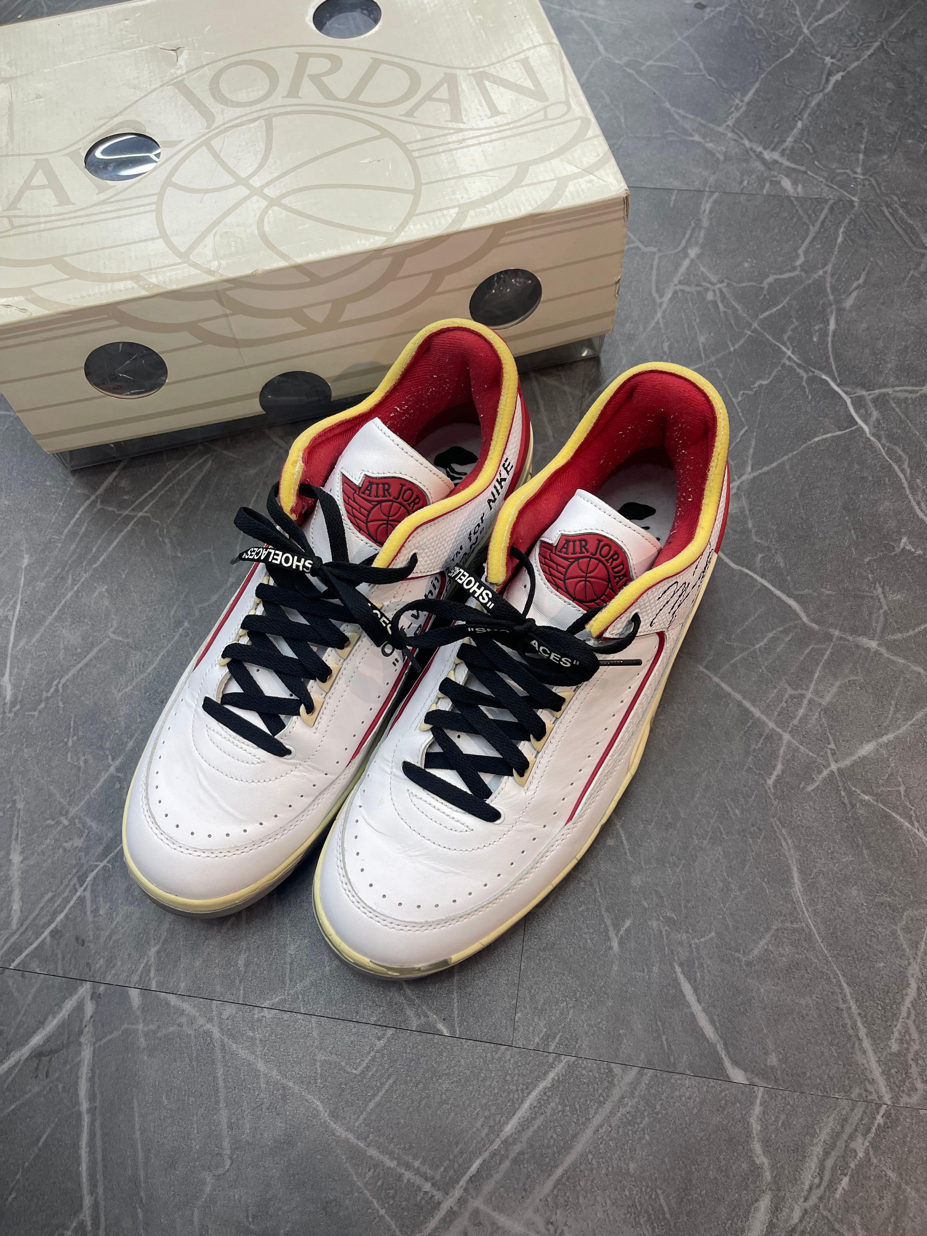 OFF - WHITE Jordan 2 “White/Red”