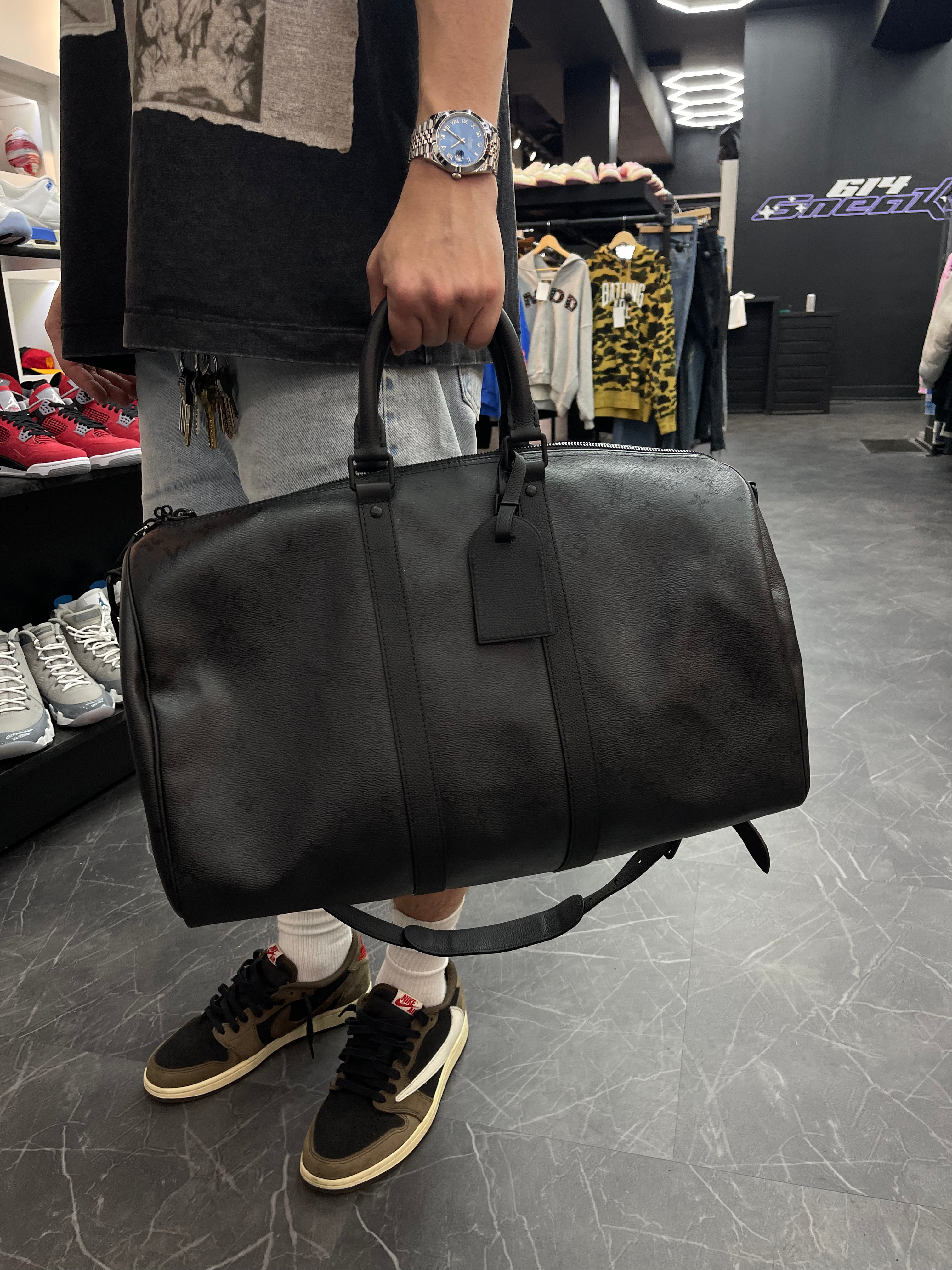 Louis Vuitton Keepall Bandouliere “Black Monogram”