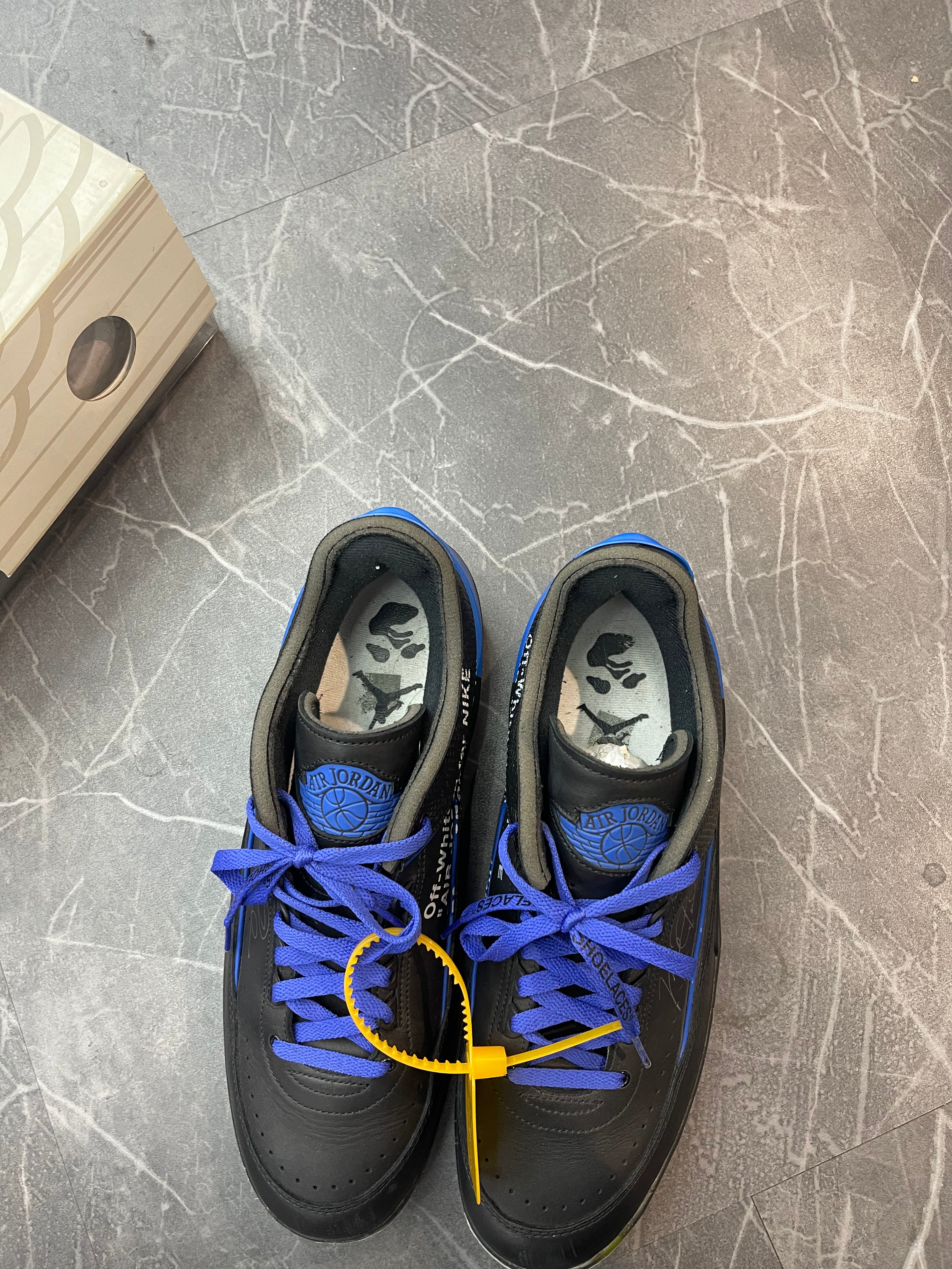 Off-White Jordan 2 “White Blue Black”