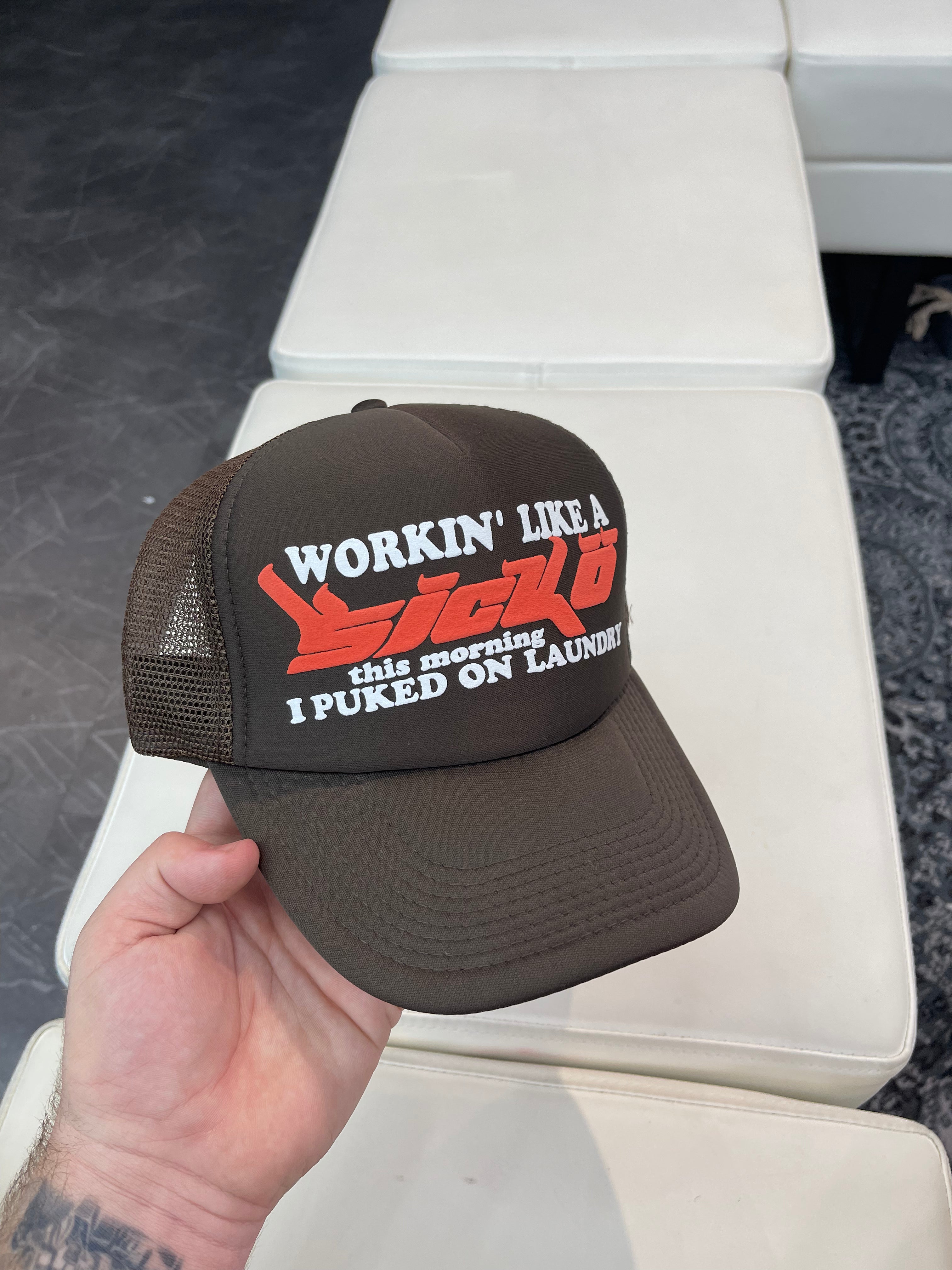 SICKO Trucker Hat “Brown”