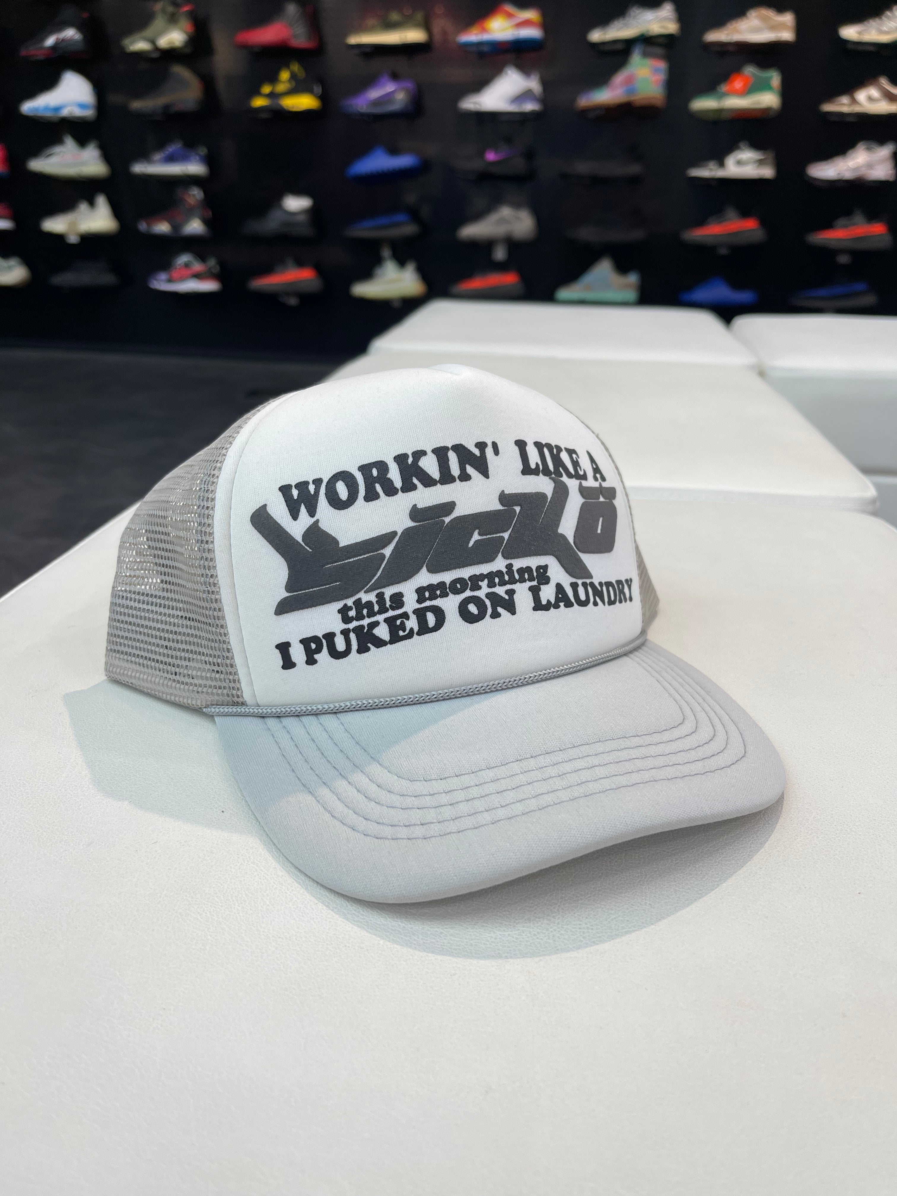 SICKO Trucker Hat “Grey/Black”