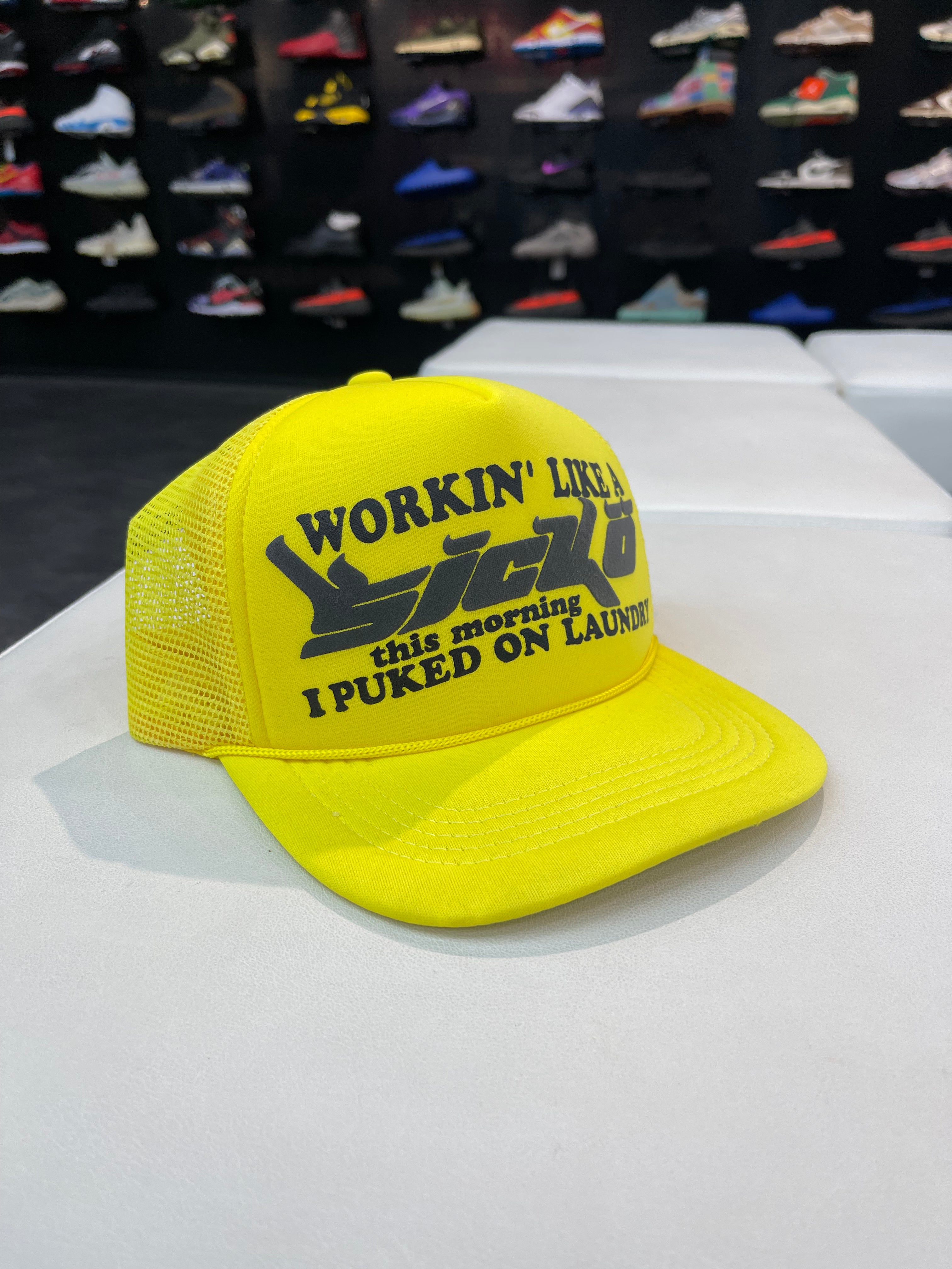 SICKO Trucker Hat “Yellow/Black”