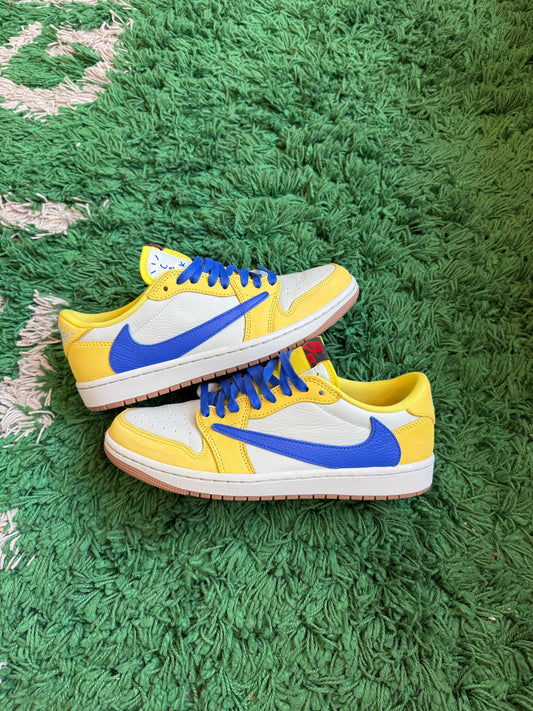 Travis Scott Jordan 1 Low “Canary”