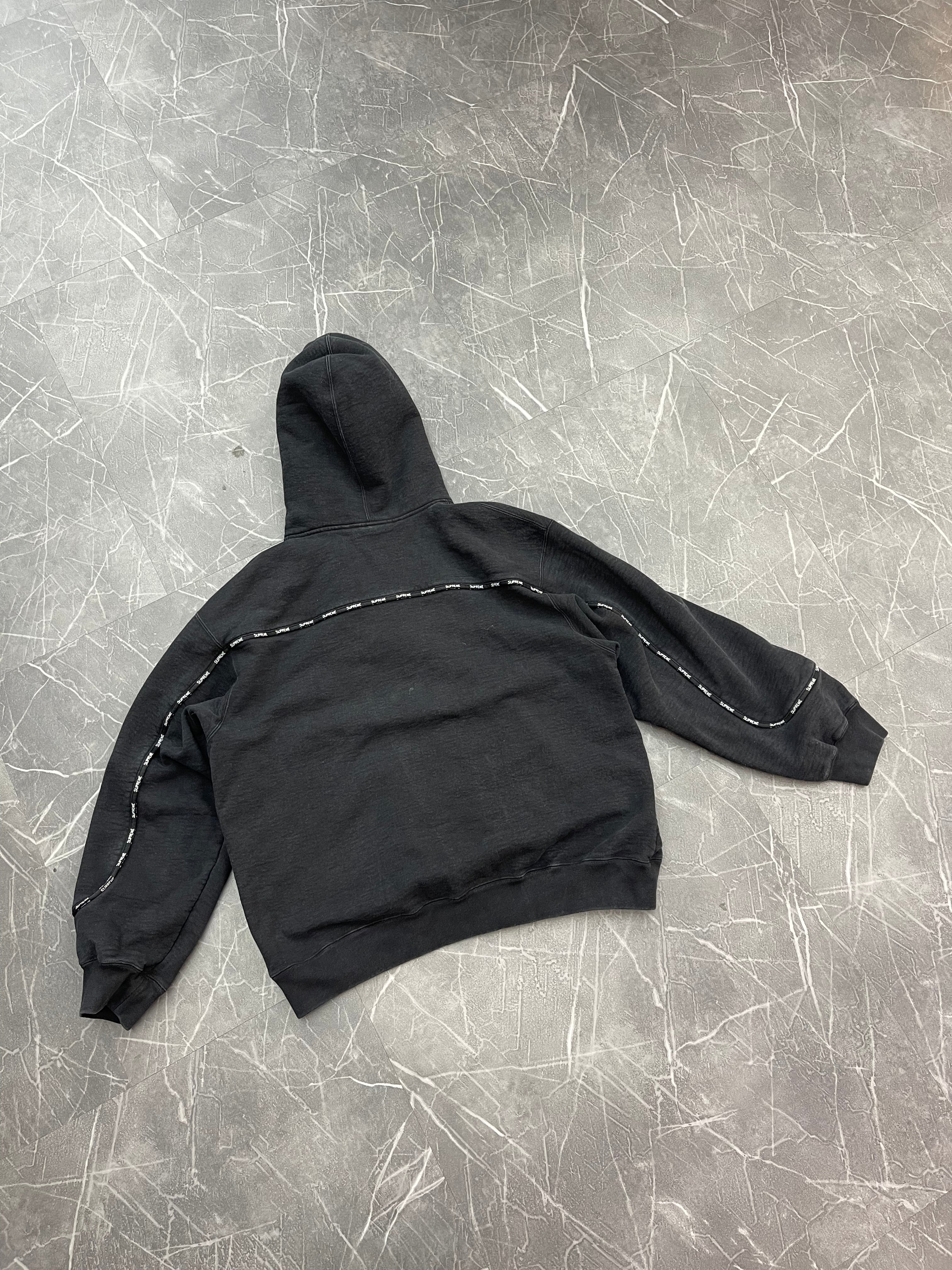 Supreme Piping Zip Up “Black”