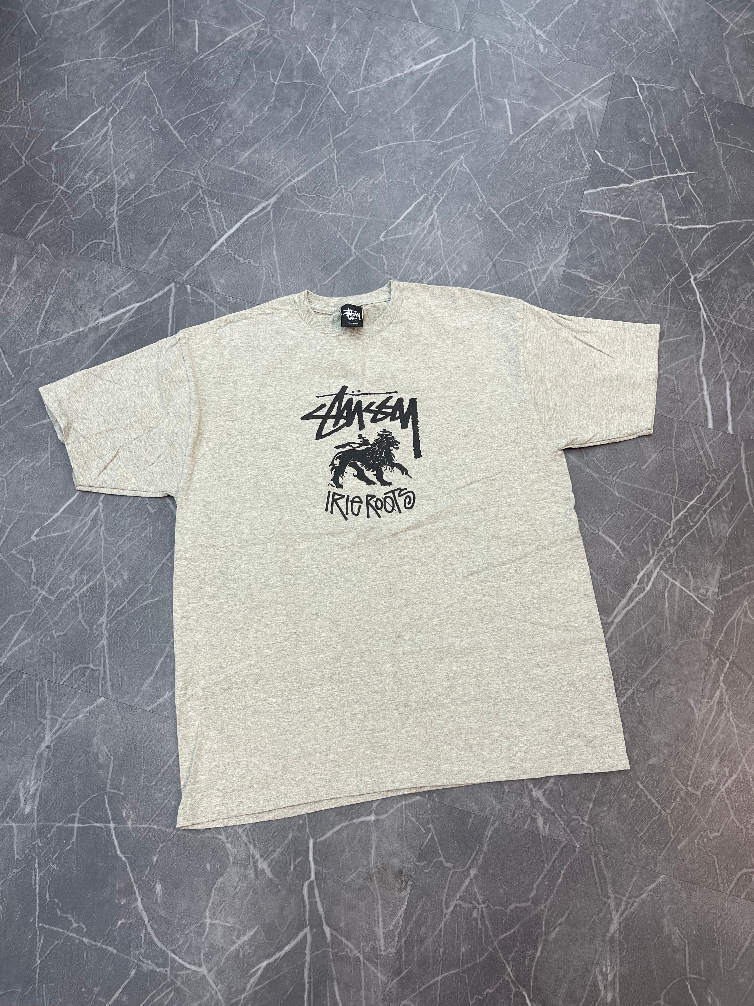 Stussy Tee Irie Roots “Heather Grey”