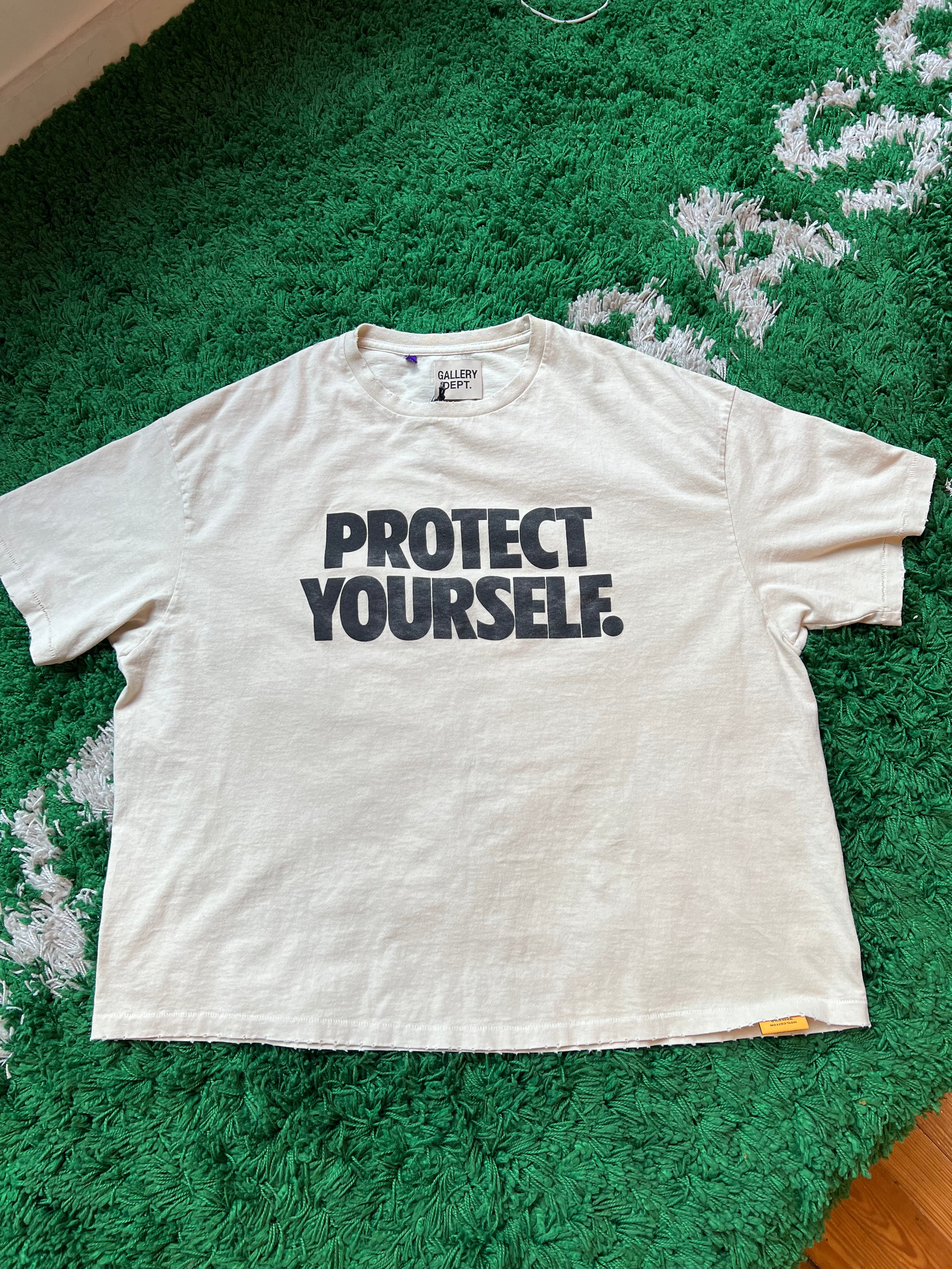 Gallery Dept Protect Yourself Tee “Cream”
