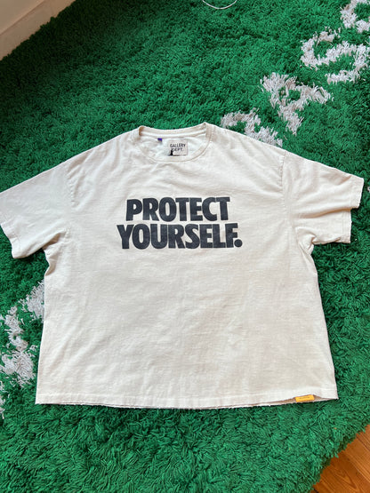 Gallery Dept Protect Yourself Tee “Cream”