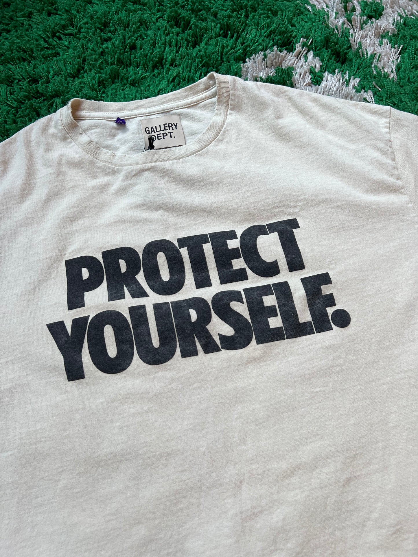 Gallery Dept Protect Yourself Tee “Cream”