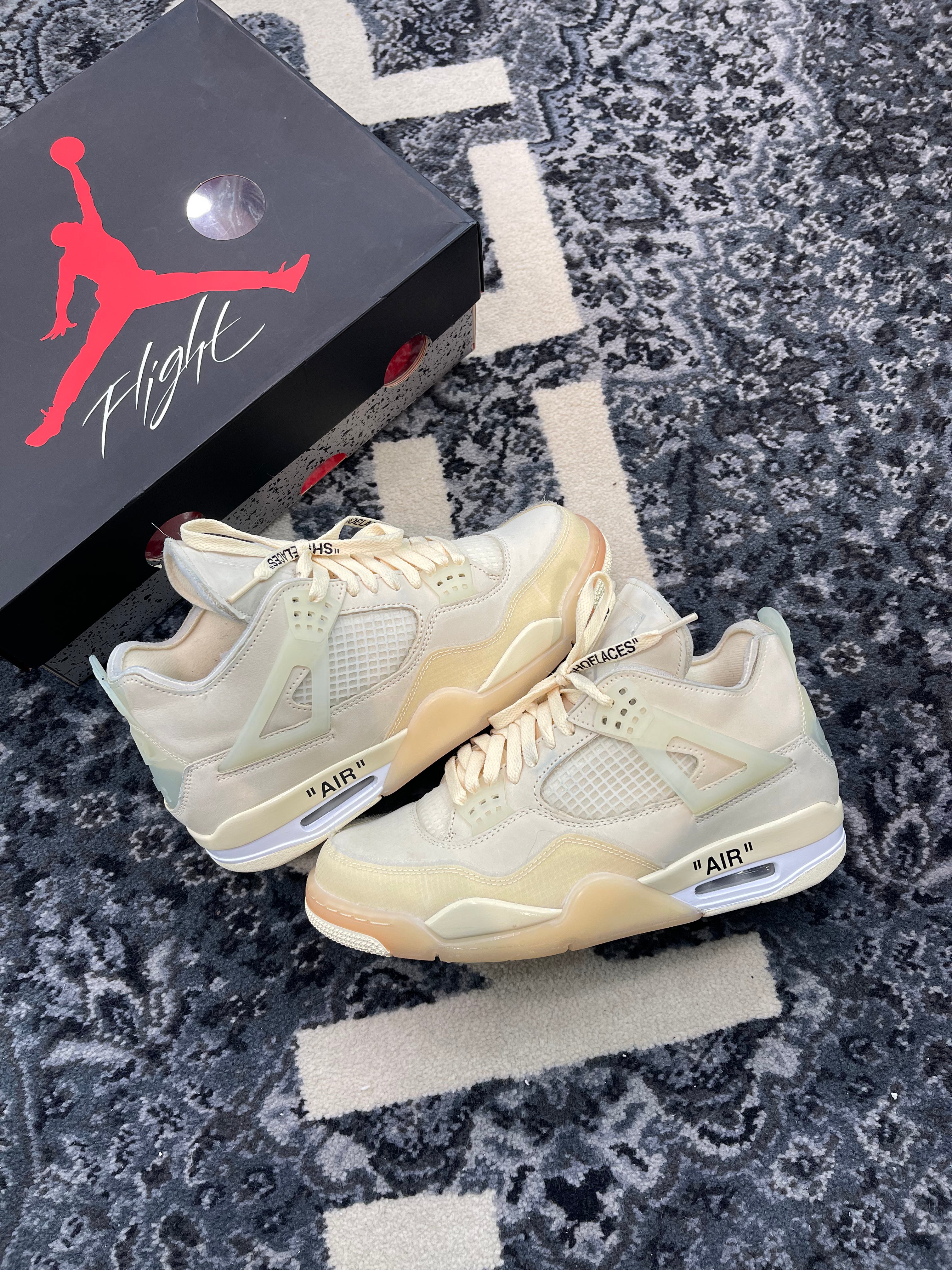 OFF WHITE Jordan 4 “Sail”