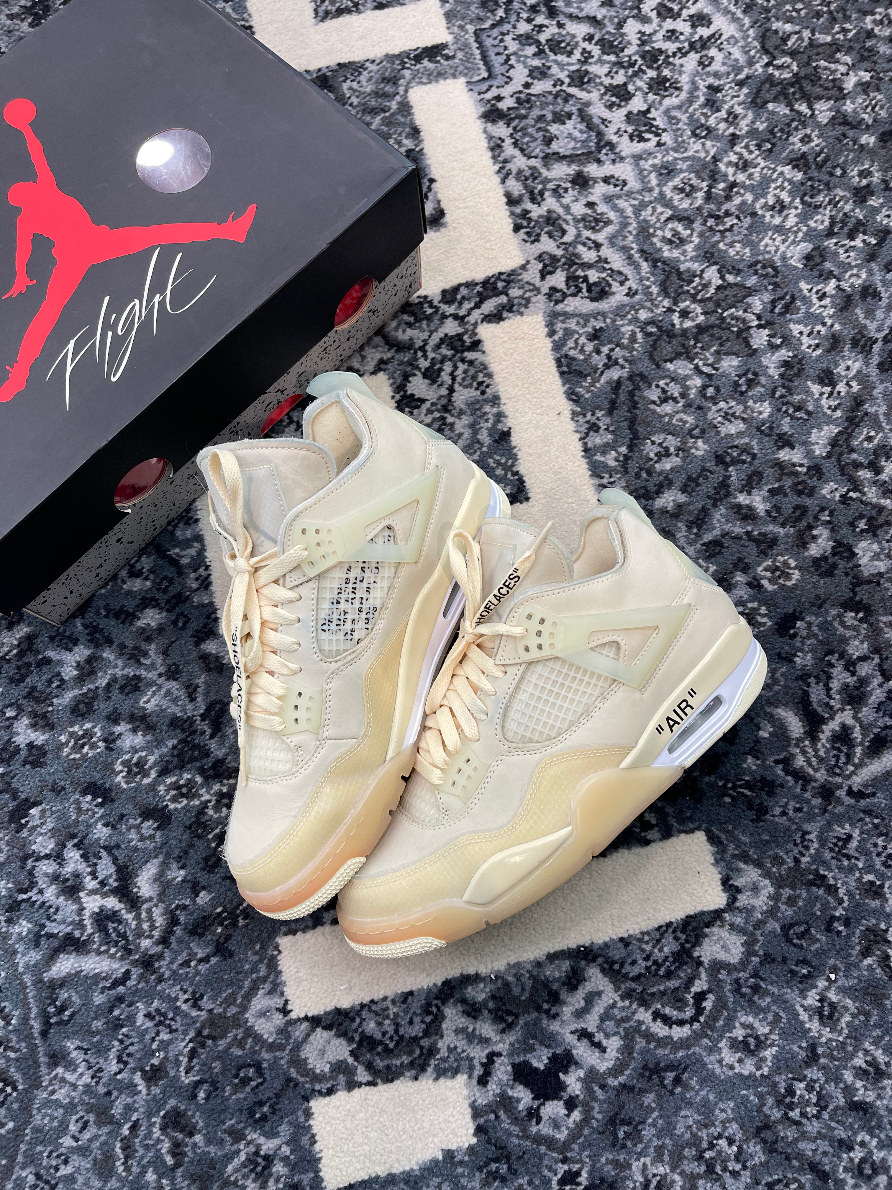 OFF WHITE Jordan 4 “Sail”