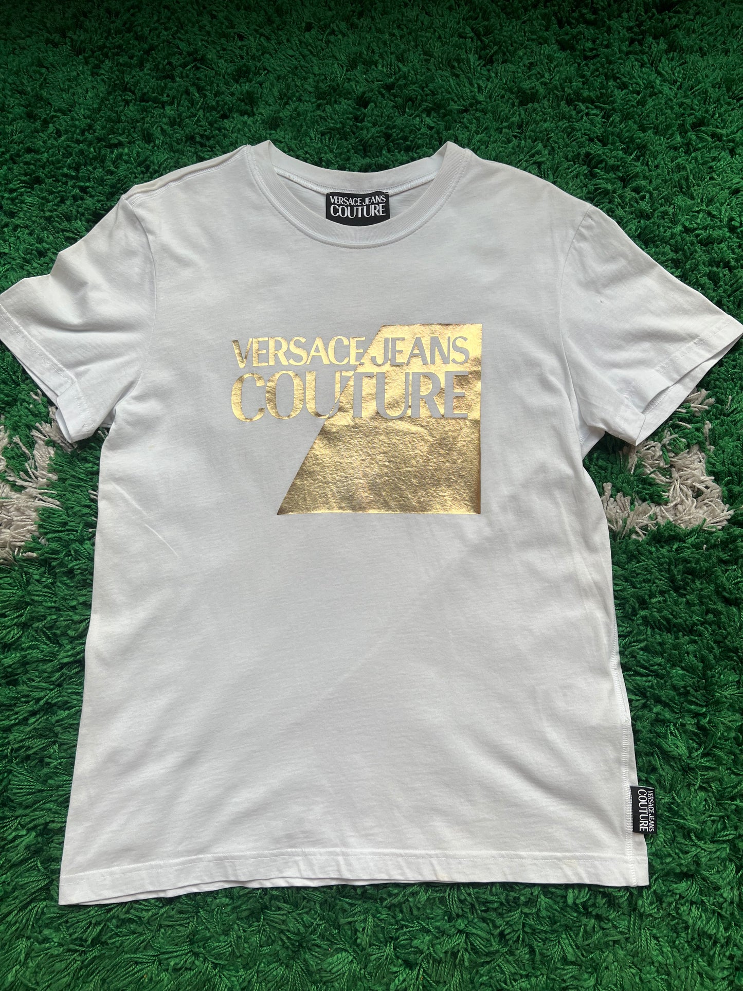 Versace Jeans Gold Logo Tee “White”