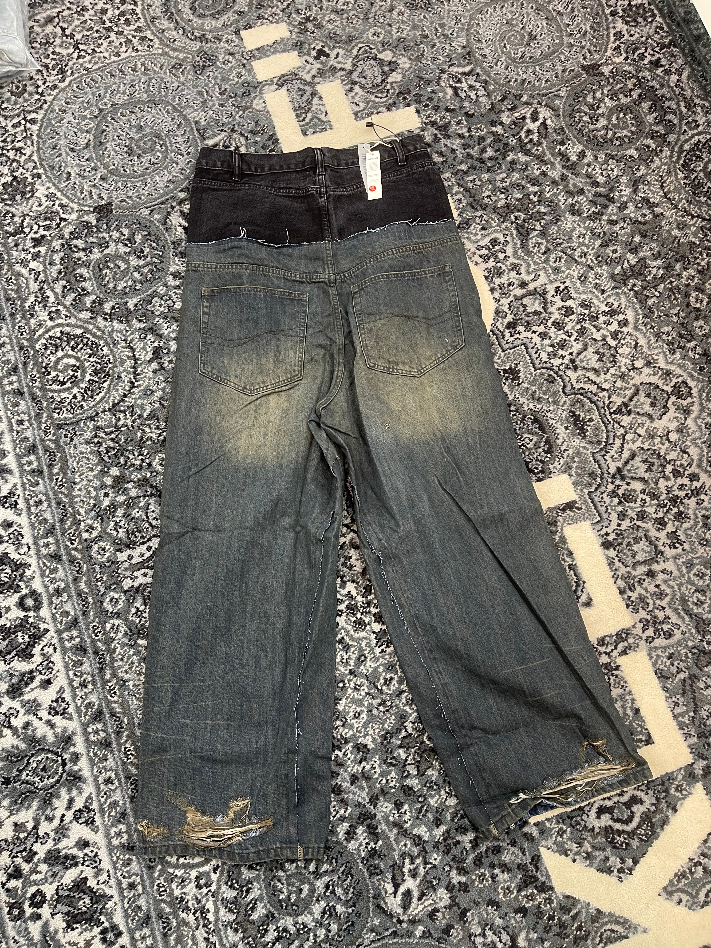 Undeveloped Jeans “WideBoy Midnight Double Denim Jeans”