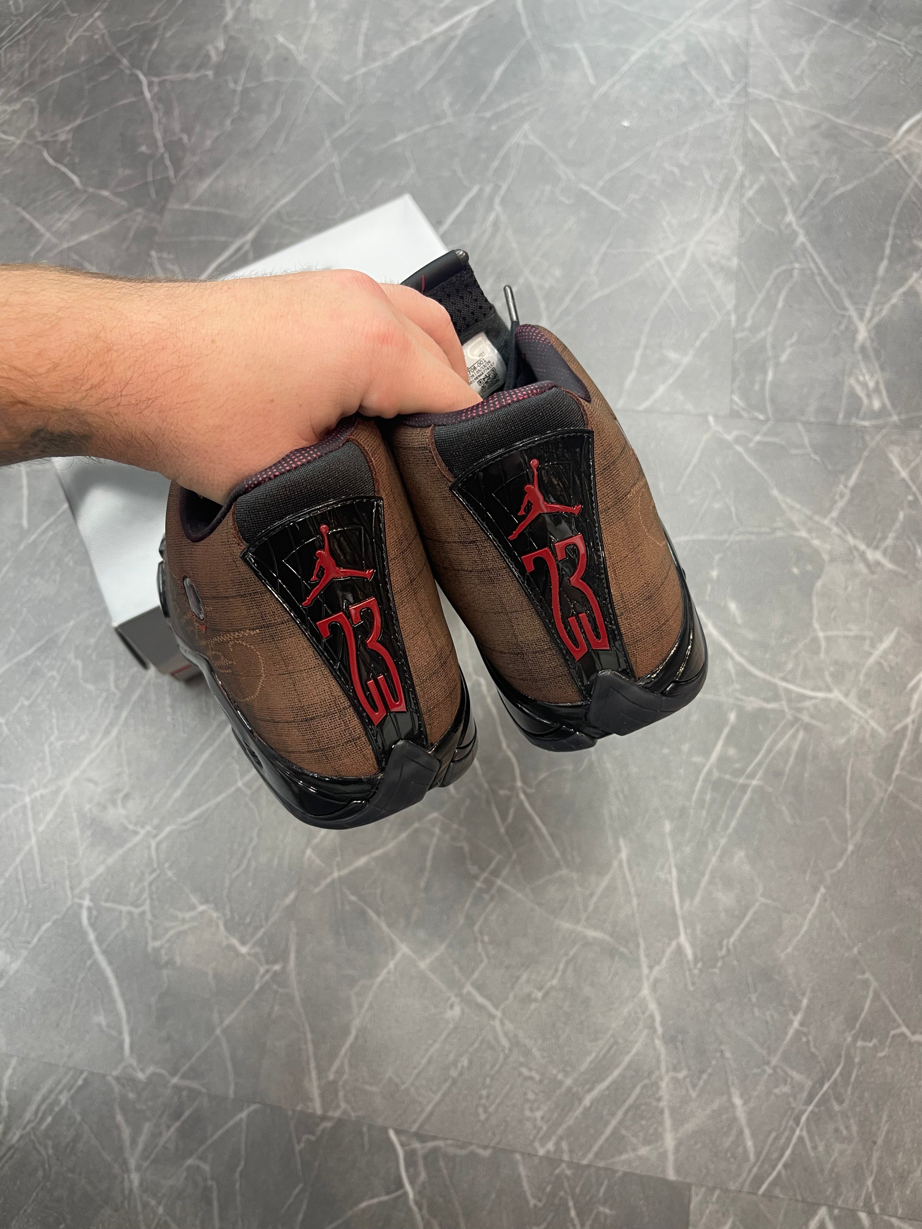 Jordan 14 Retro Mowalola Burnt Red
