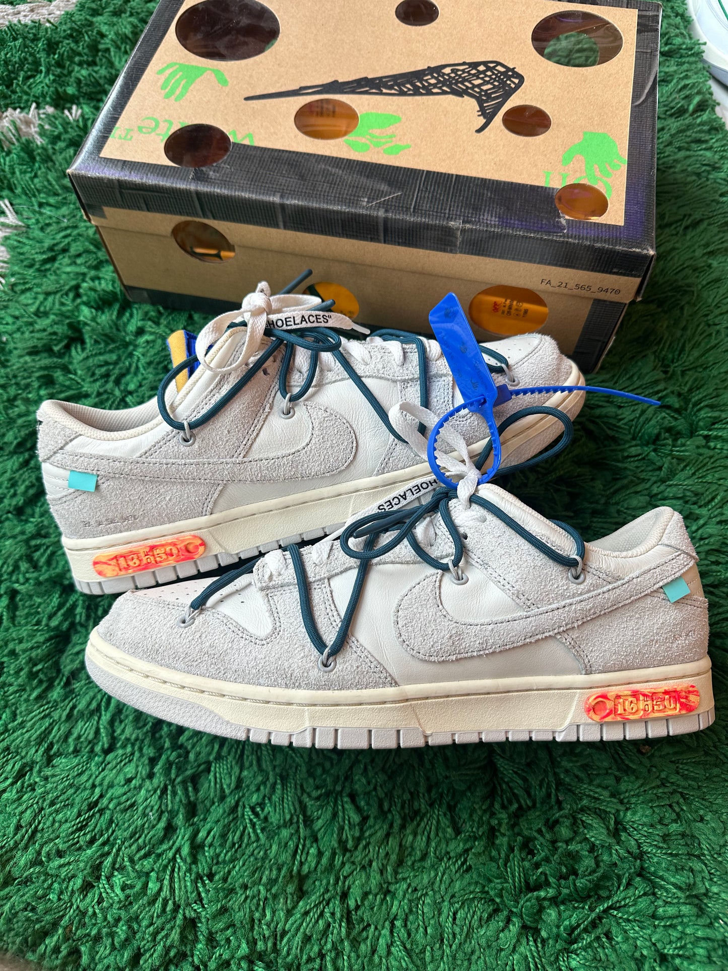 Nike Dunk  Low OFF WHITE  “Lot 16”