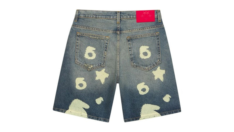Sp5der Beluga Denim Short