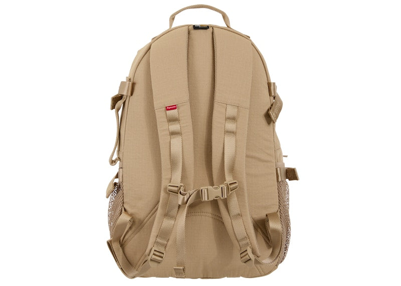 Supreme Logo Backpack (SS26) Tan