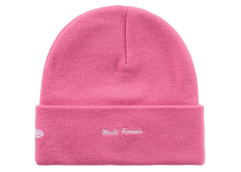 Supreme New Era Box Logo Beanie (FW25) Magenta
