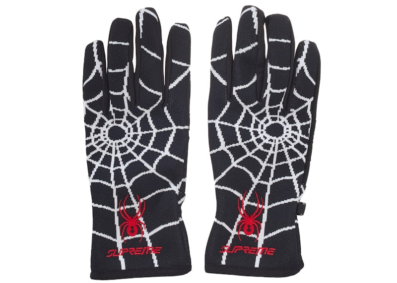 Supreme Spyder Gloves Black