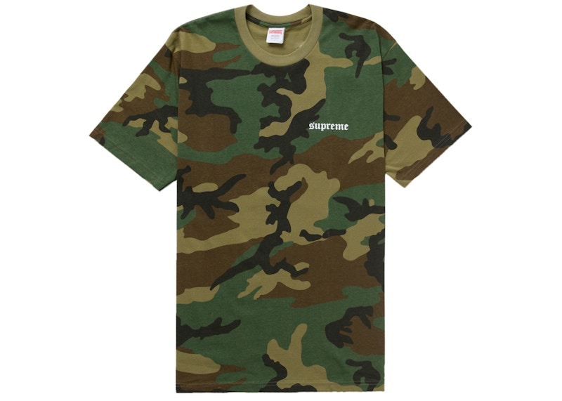 Supreme Target Tee Woodland Camo