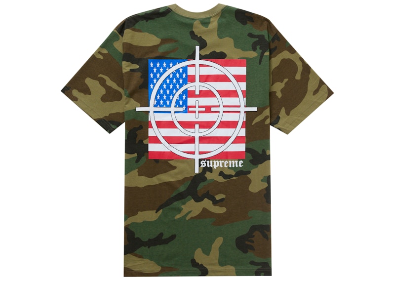 Supreme Target Tee Woodland Camo