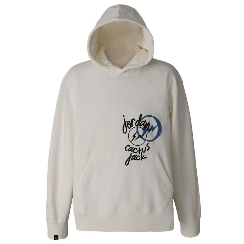 Travis Scott x Jordan x Fragment Hoodie Cream