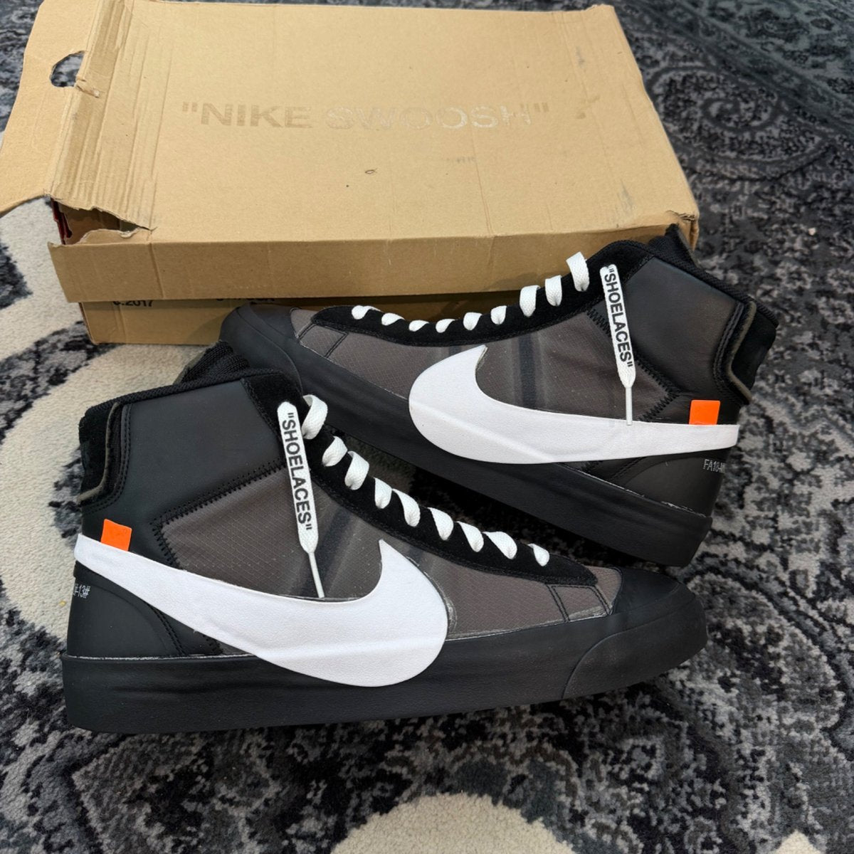 Nike Blazer Mid Off-White Grim Reaper - front