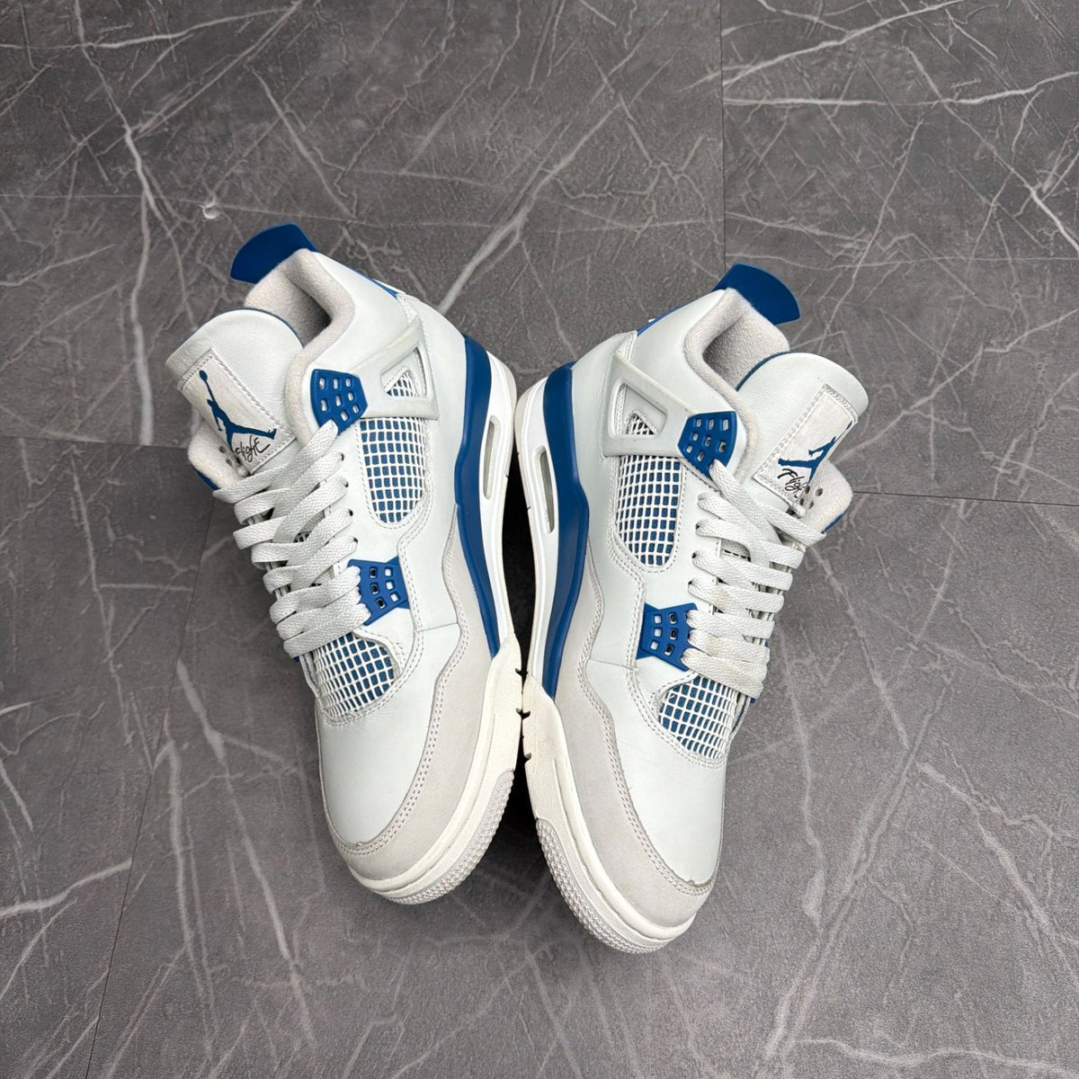 Jordan 4 Retro Military Blue (2024) (Size 11) (Lightly Worn)