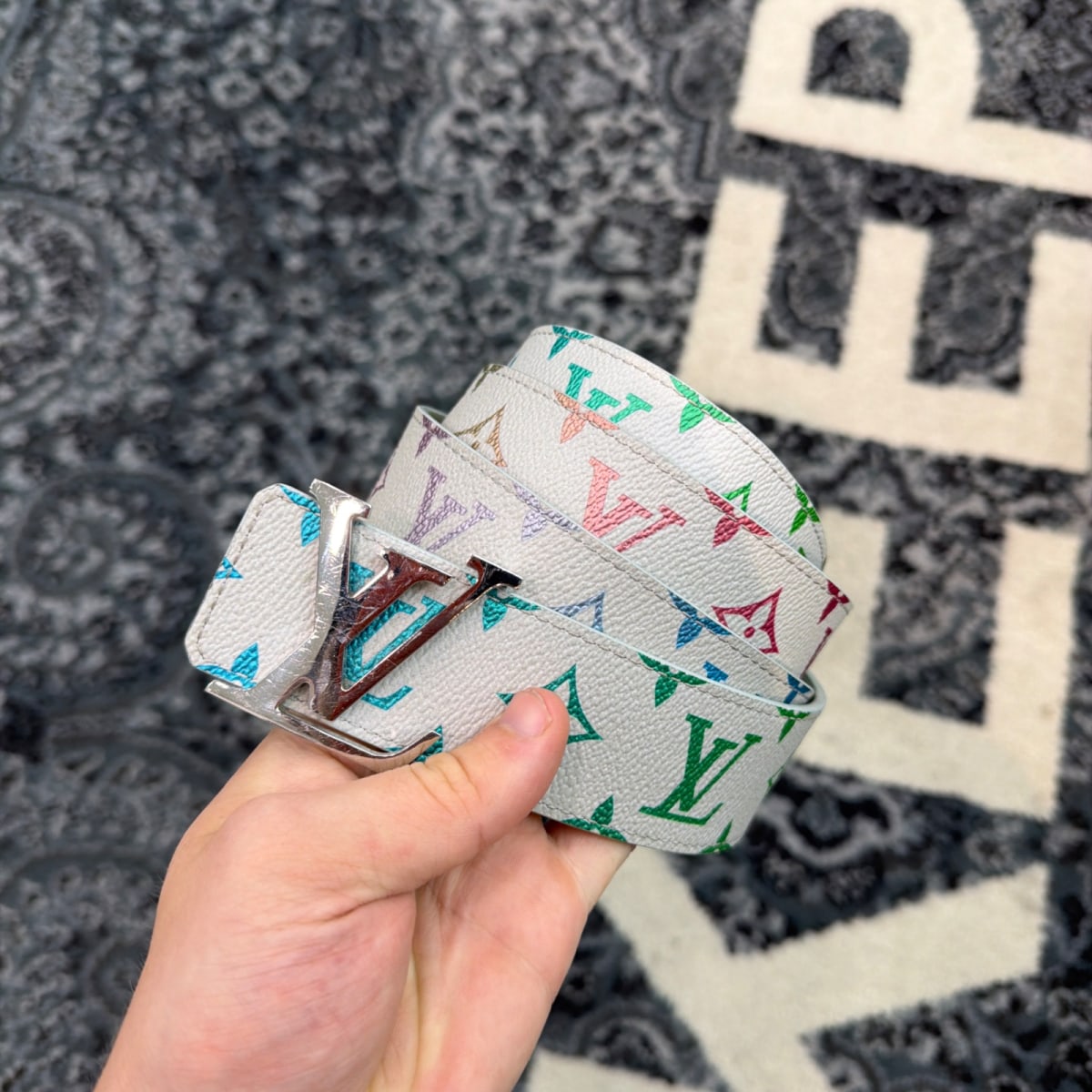 Louis Vuitton LV Initials Multicolor Belt