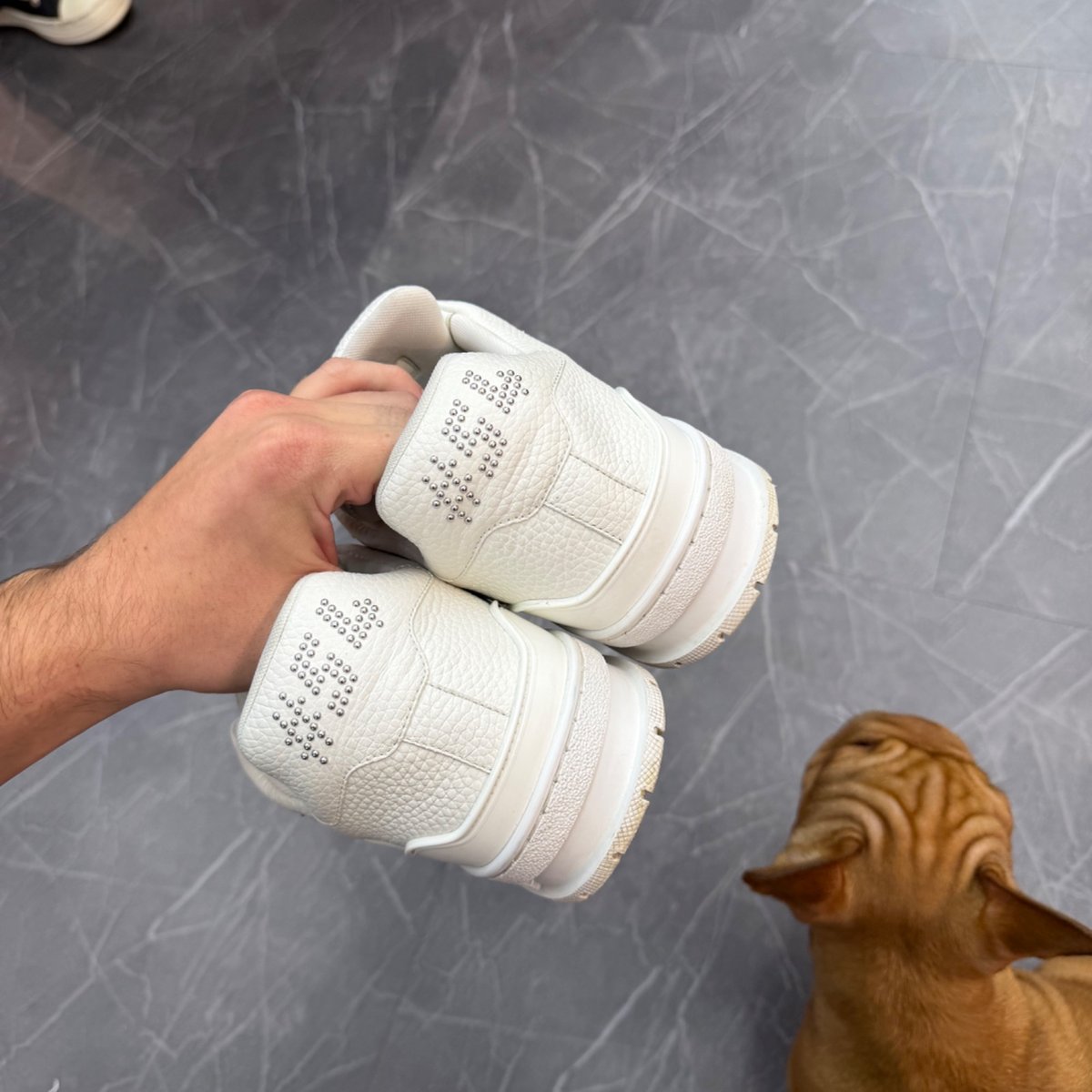 Louis Vuitton LV Trainer White Calf Leather - sole