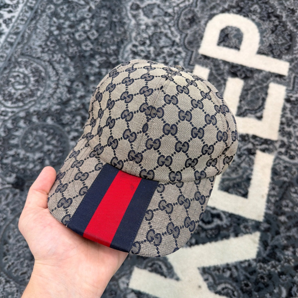 Gucci GG Canvas Baseball Monogram Baseball Hat