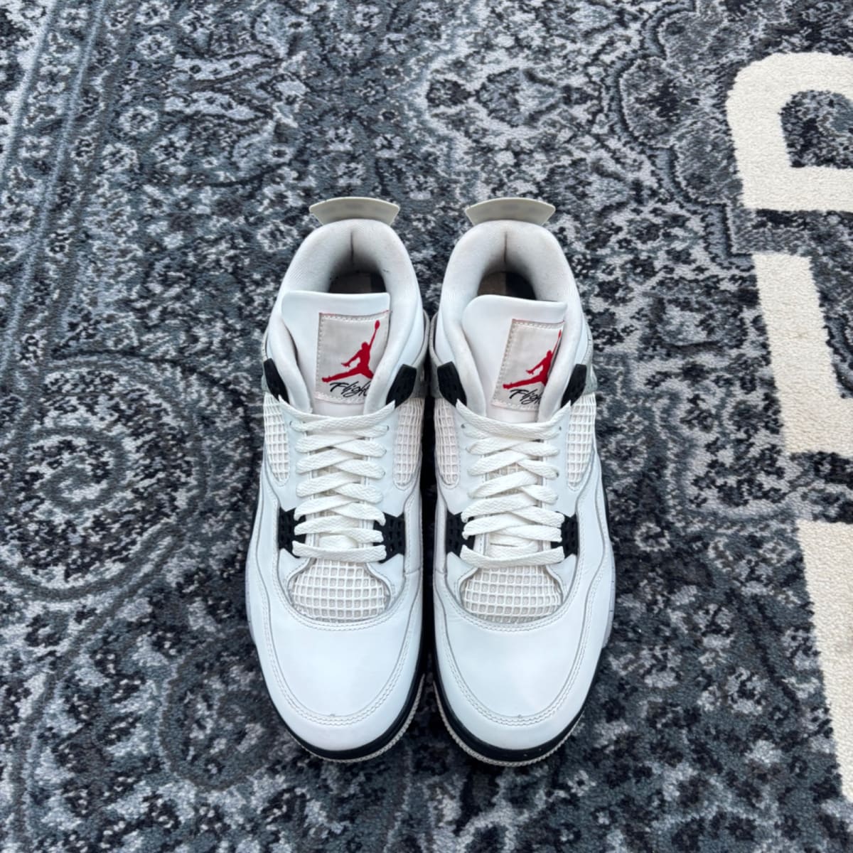 Jordan 4 Retro White Cement (2025) (Size 11.5) (Lightly Worn)