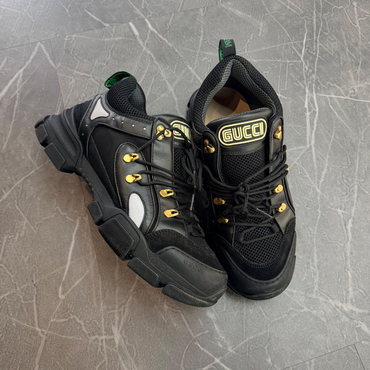 Gucci Flashtrek SEGA Black Leather (Size 11) (VNDS)