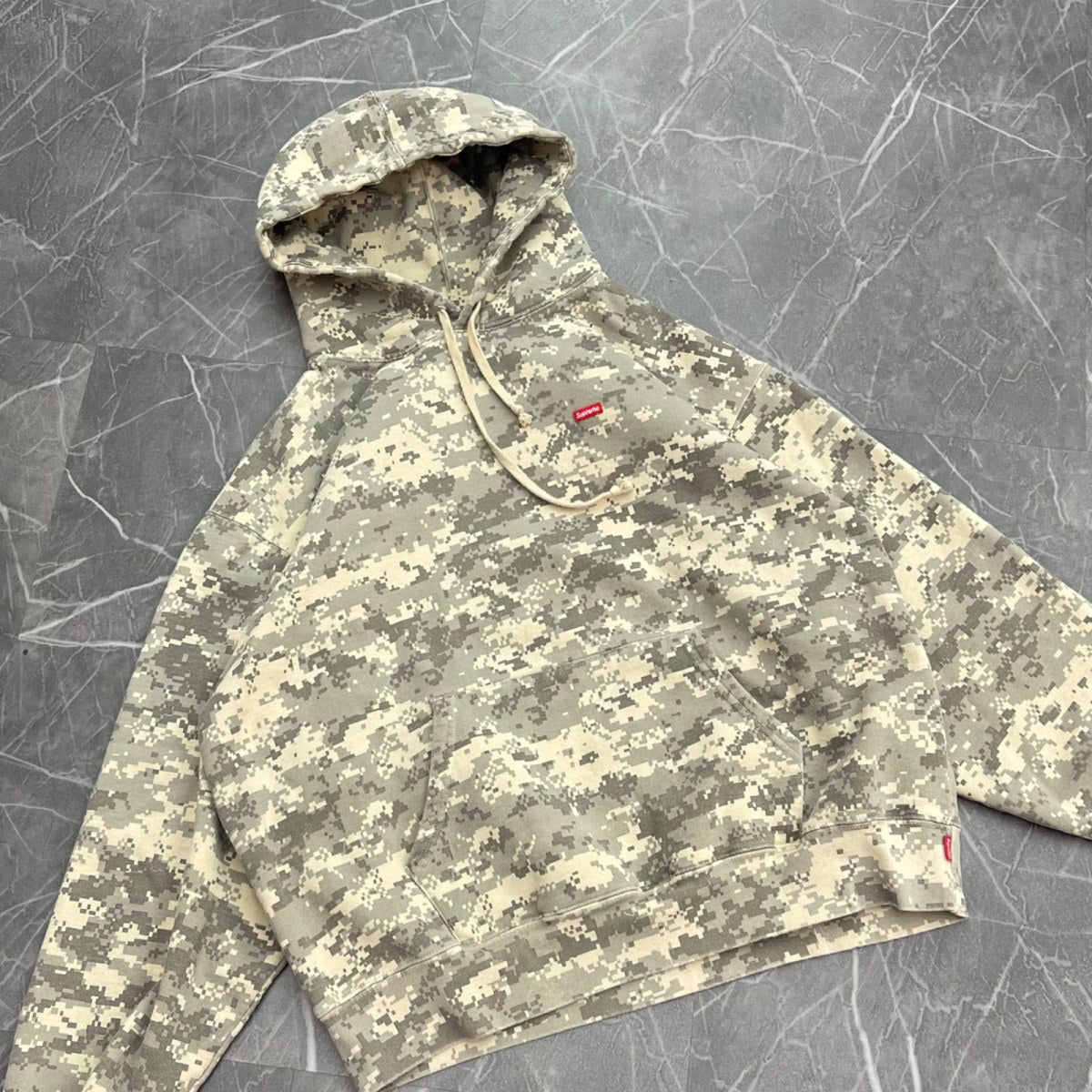 Supreme Small Box Hooded Sweatshirt (FW25) Digital Camo - Image 2
