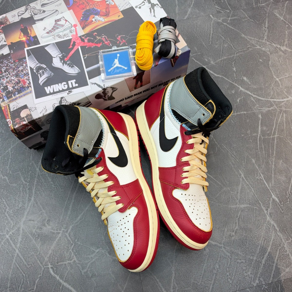 Jordan 1 Retro High OG SP Union LA Chicago Shadow - Image 2