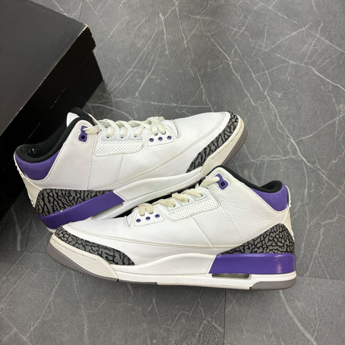 Jordan 3 Retro Dark Iris (Size 11.5) (Lightly Worn)