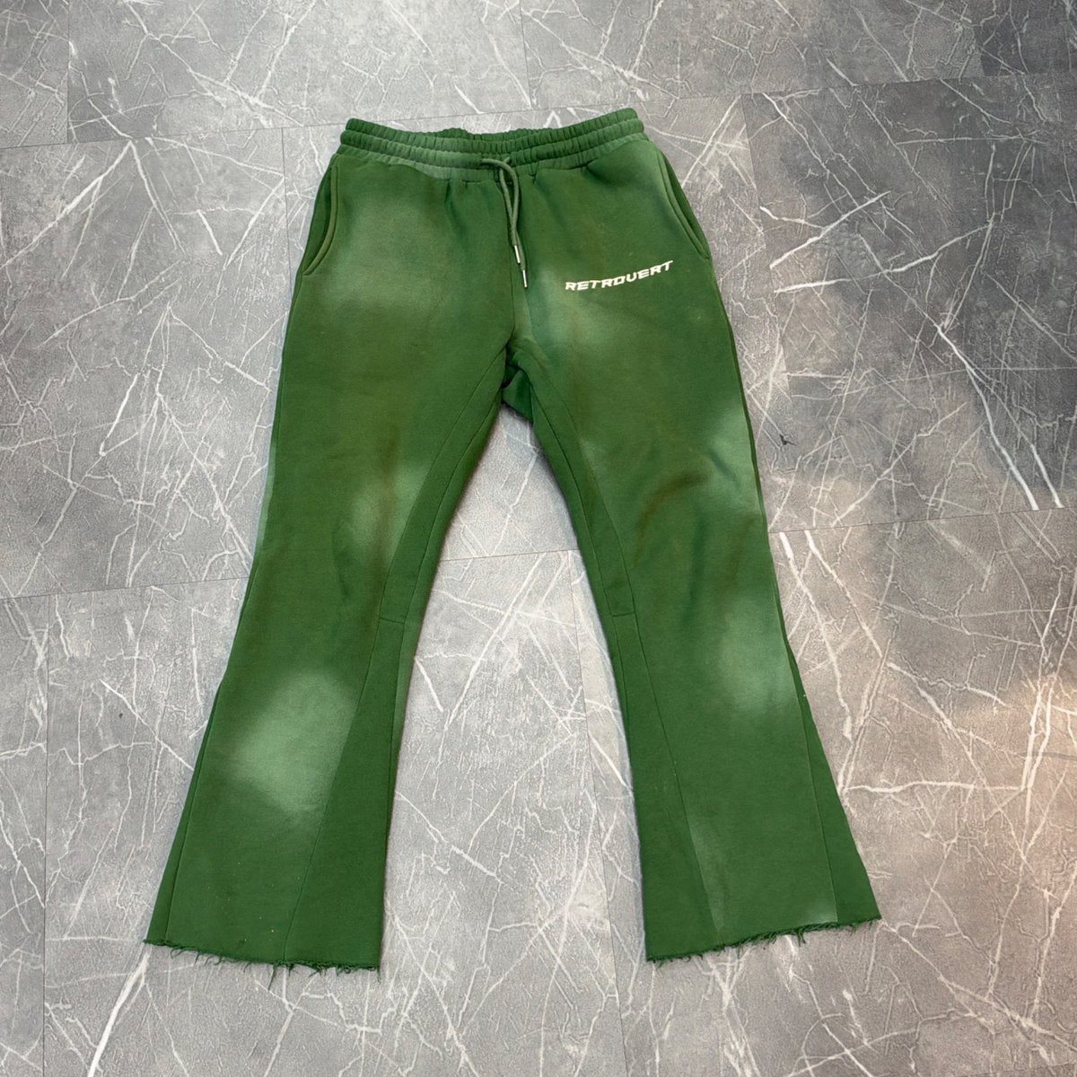 Retrovert Green Flare Sweats (S)