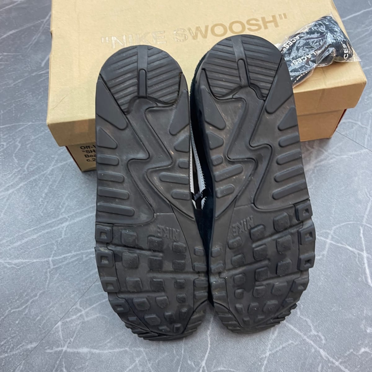 Nike Air Max 90 Off-White Black (Size 10.5) (Lightly Worn)