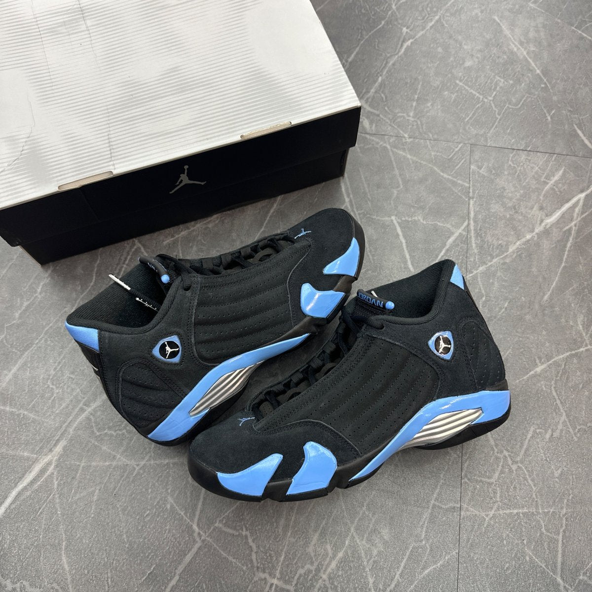 Jordan 14 Retro Black University Blue (2026) (Size 9.5) (VNDS)